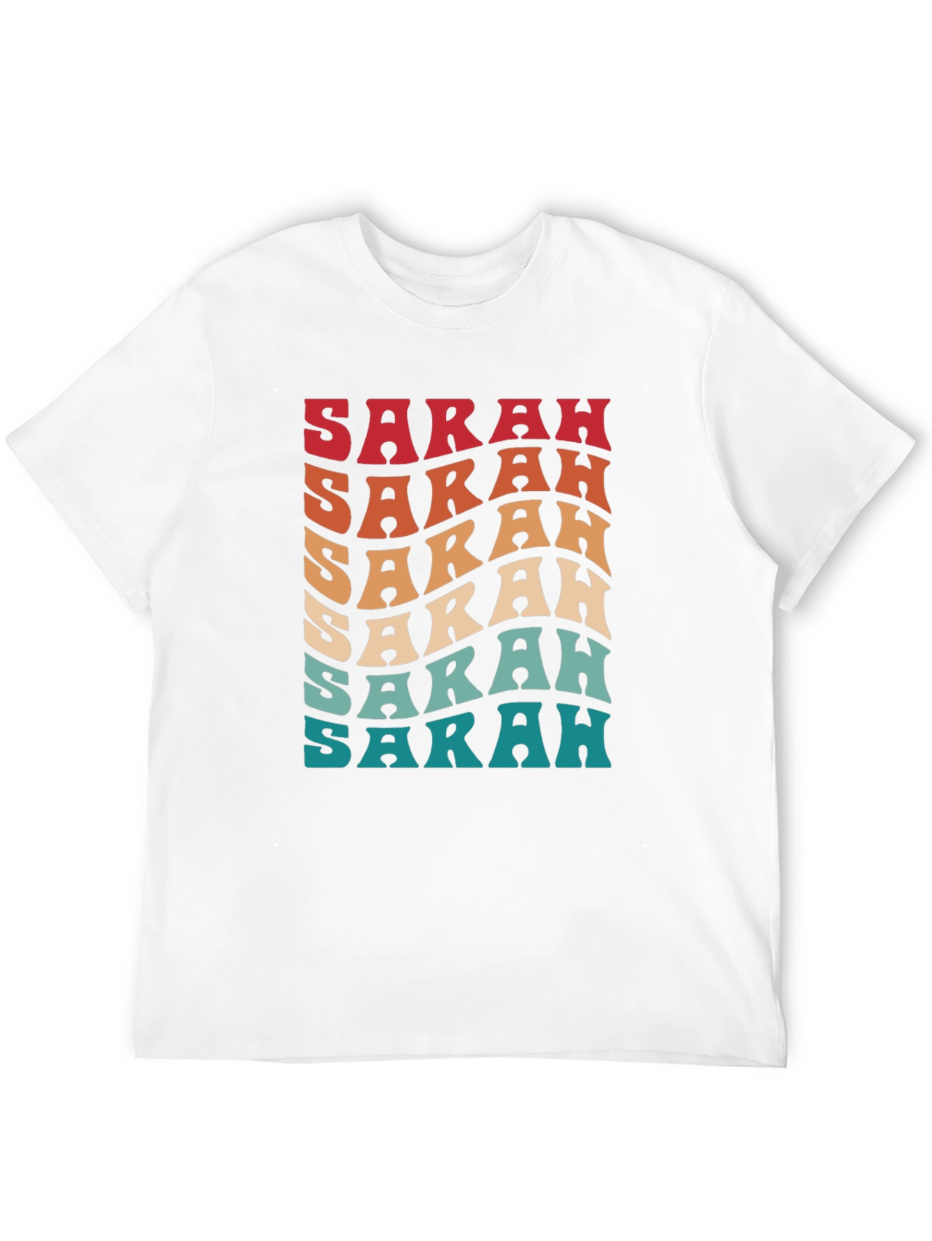 Retro Sarah Name T-Shirt - Custom Gift!