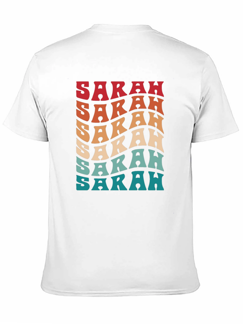 Retro Sarah Name T-Shirt - Custom Gift!