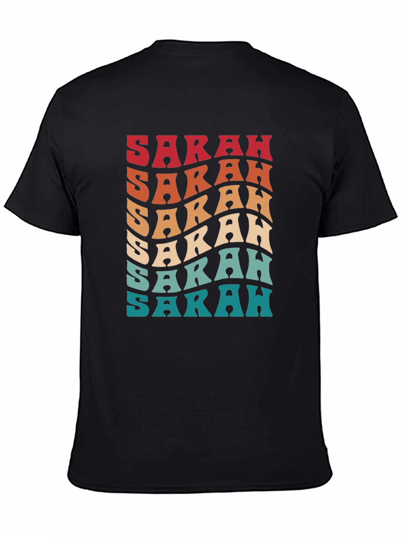 Retro Sarah Name T-Shirt - Custom Gift!
