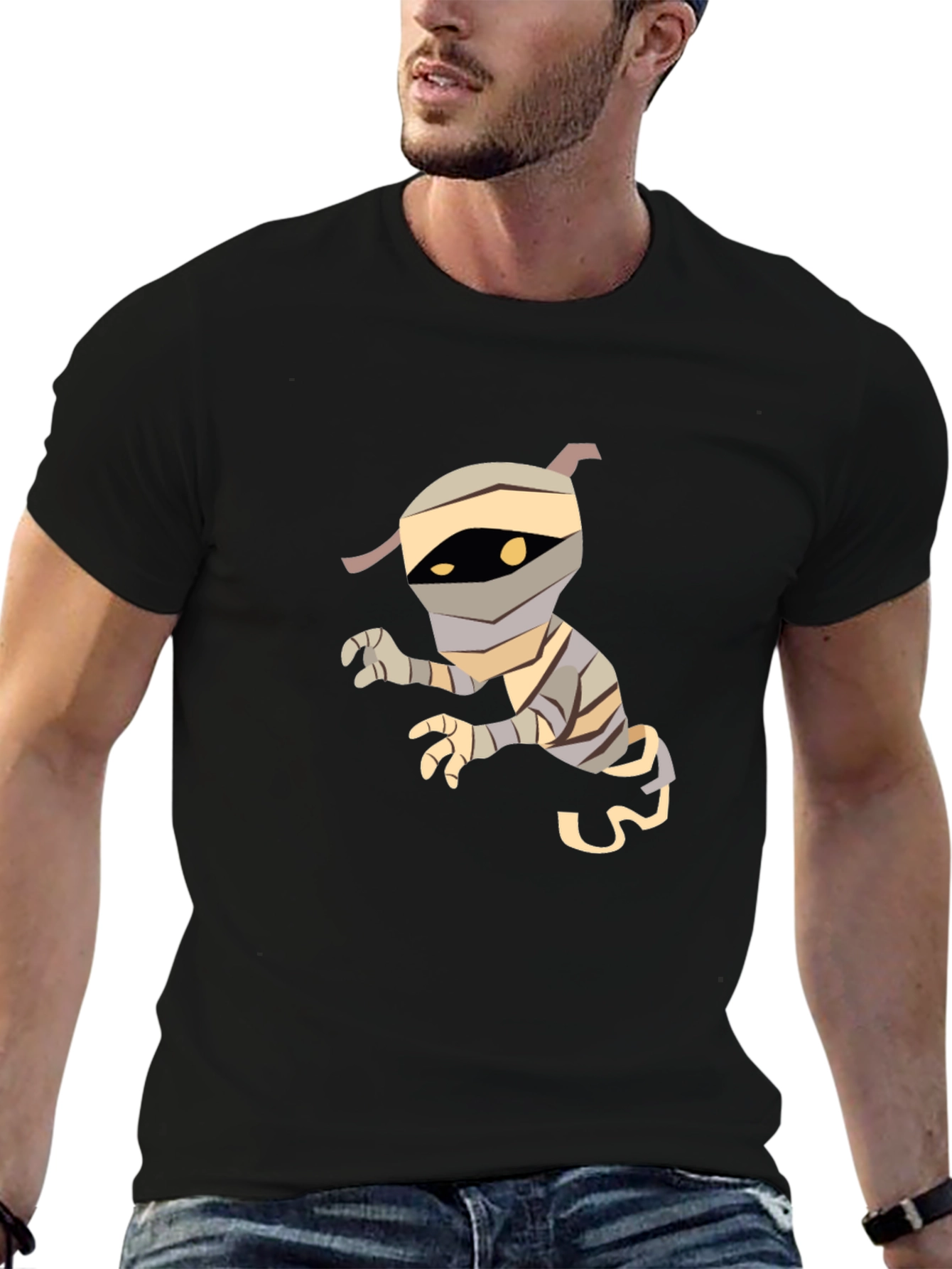 Mummy Graphic Tee - Unique Halloween T-Shirt