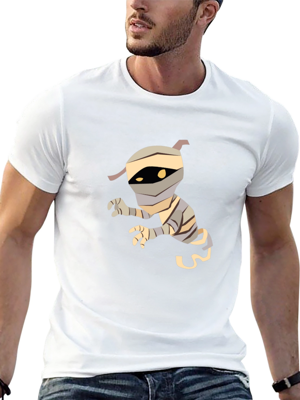 Mummy Graphic Tee - Unique Halloween T-Shirt