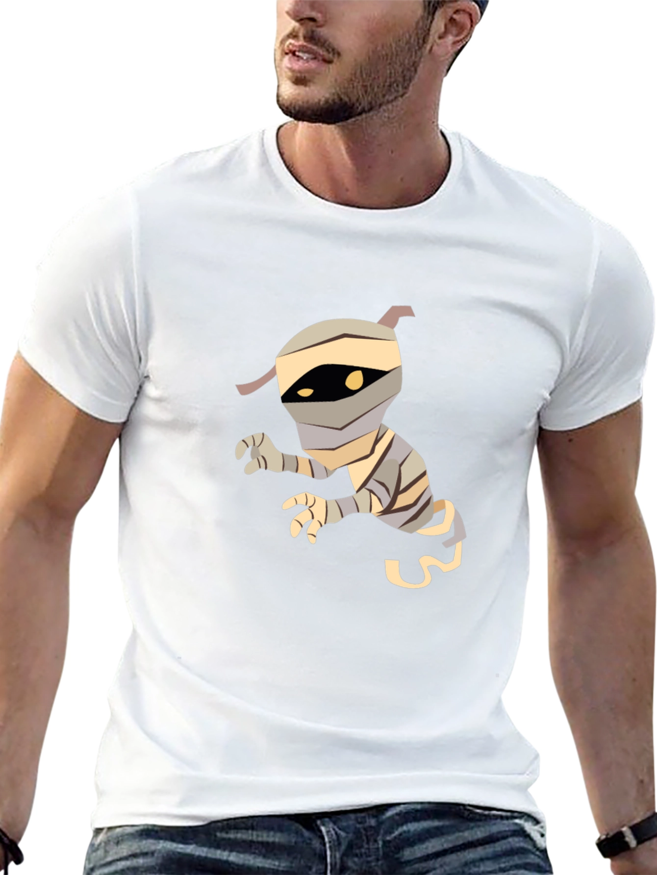 Mummy Graphic Tee - Unique Halloween T-Shirt