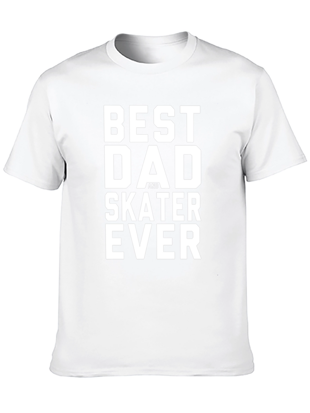 Best Dad and Skater Ever Black T-Shirt