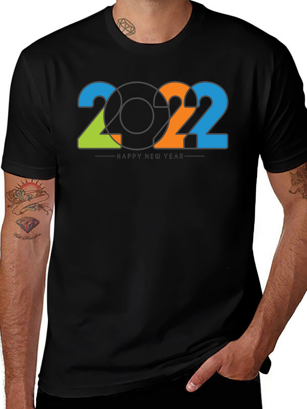 2022 Graphic Tee - Stylish Mens T-Shirt