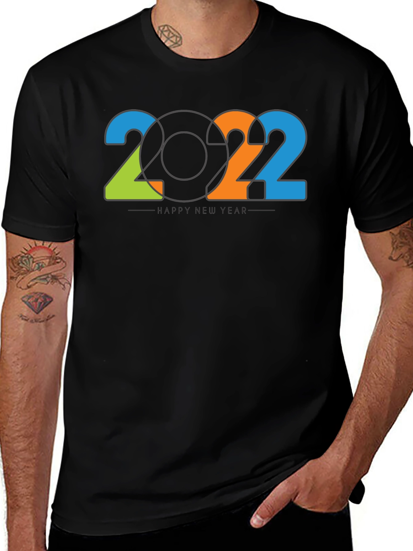 2022 Graphic Tee - Stylish Mens T-Shirt