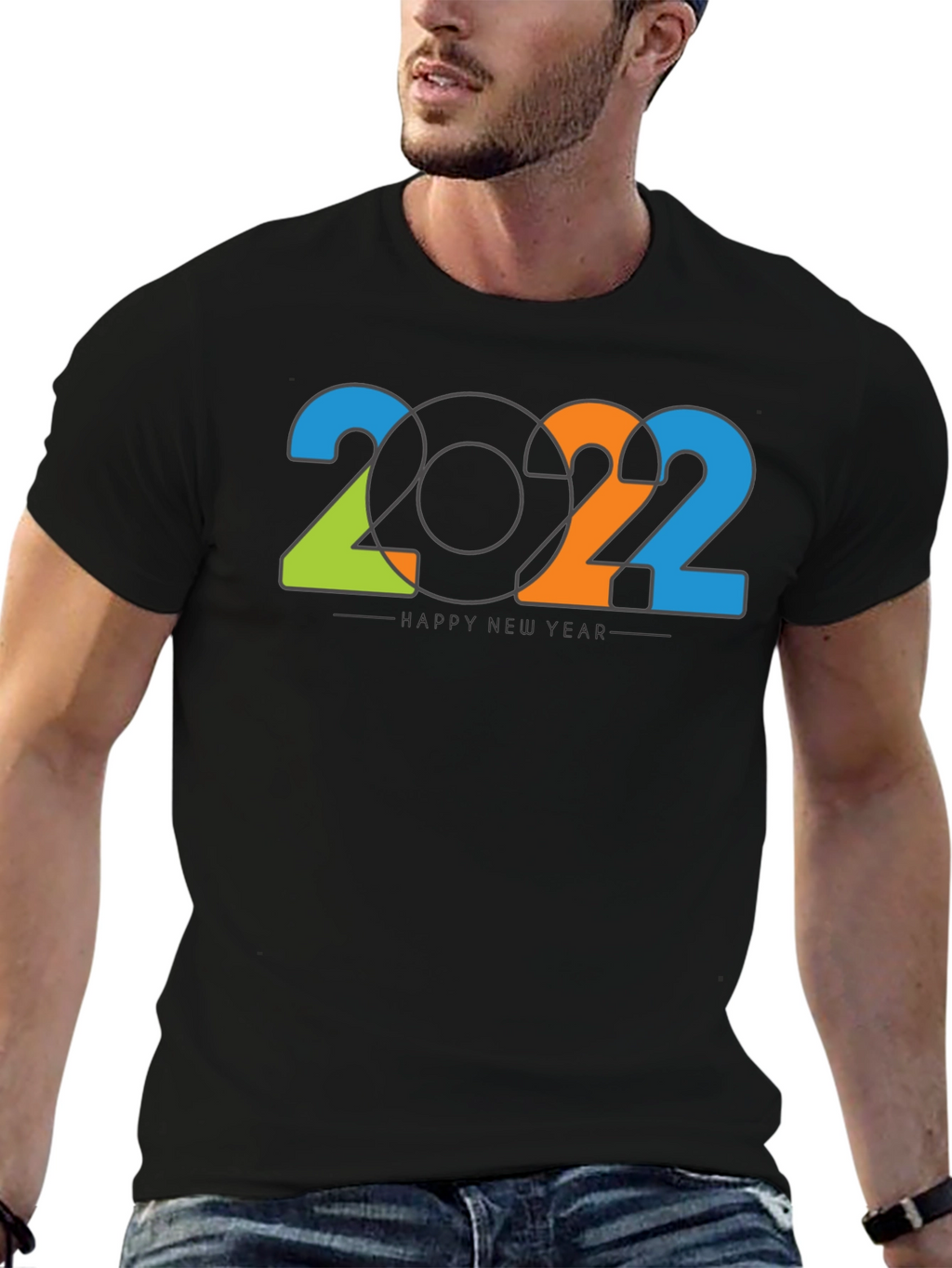 2022 Graphic Tee - Stylish Mens T-Shirt