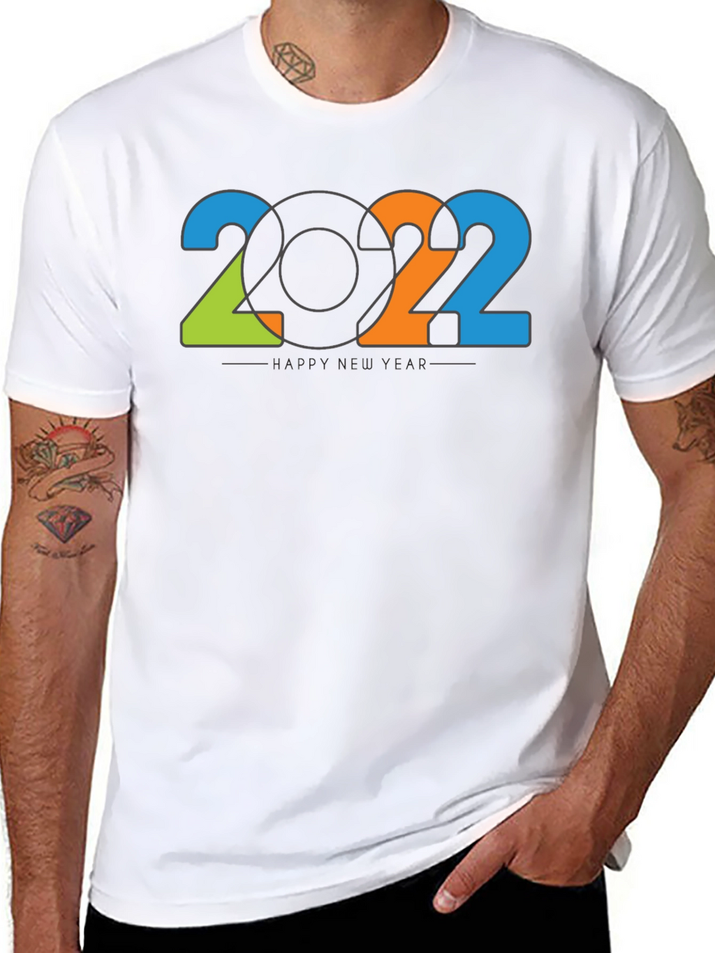 2022 Graphic Tee - Stylish Mens T-Shirt