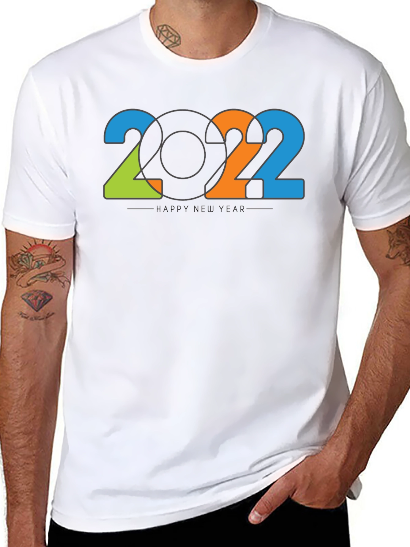 2022 Graphic Tee - Stylish Mens T-Shirt