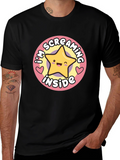 Screaming Inside Star Graphic T-Shirt - Soft Cotton