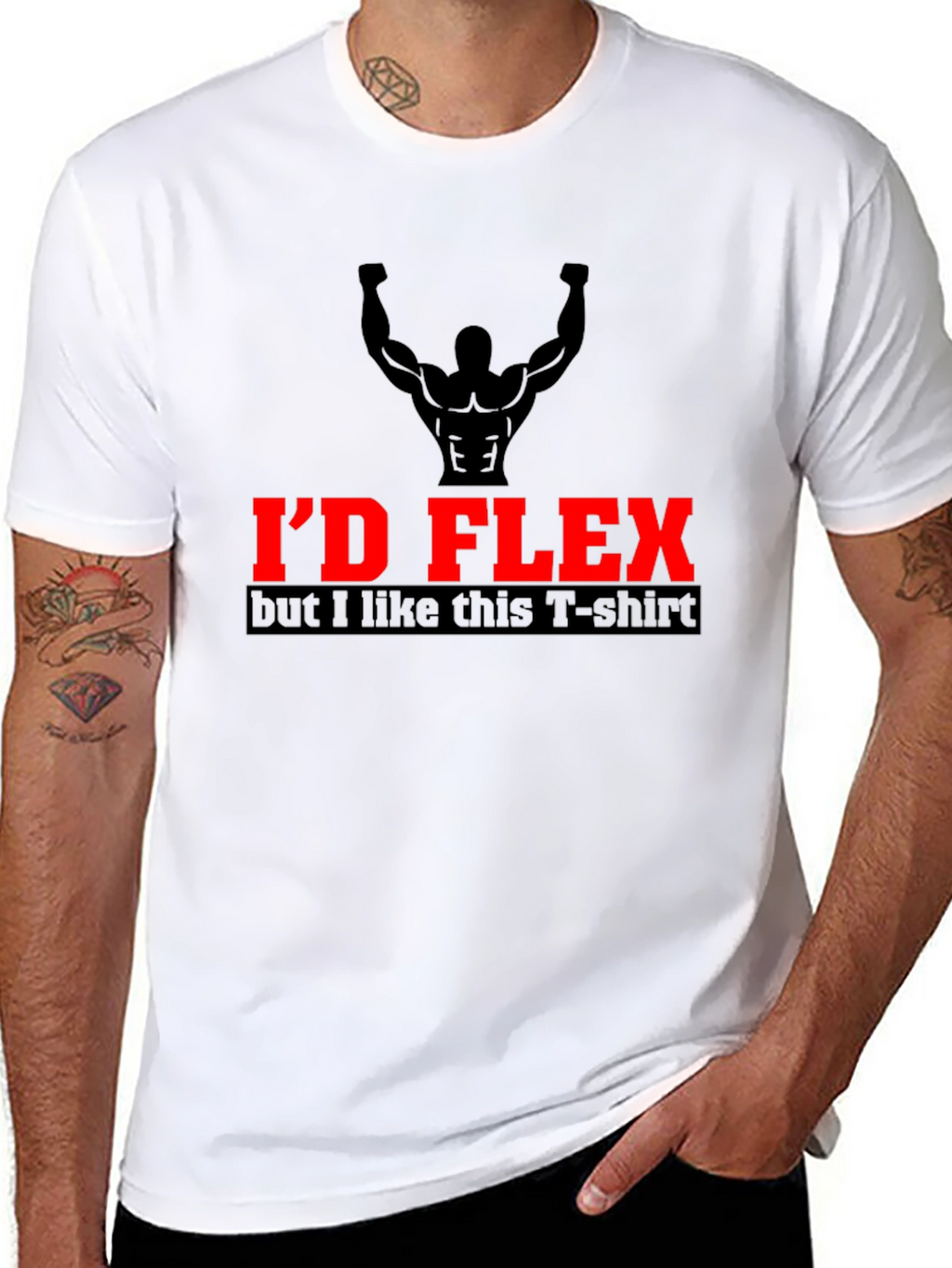 Id Flex Funny Workout T-Shirt