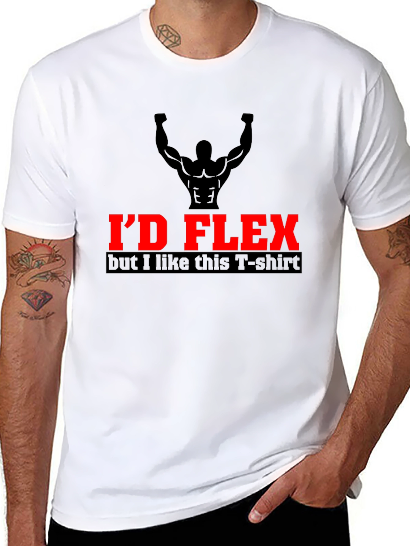 Id Flex Funny Workout T-Shirt