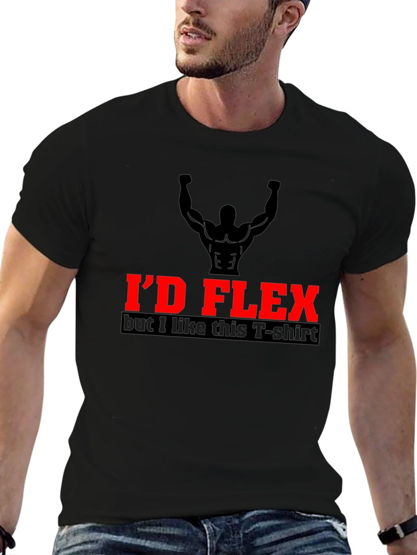 Id Flex Funny Workout T-Shirt