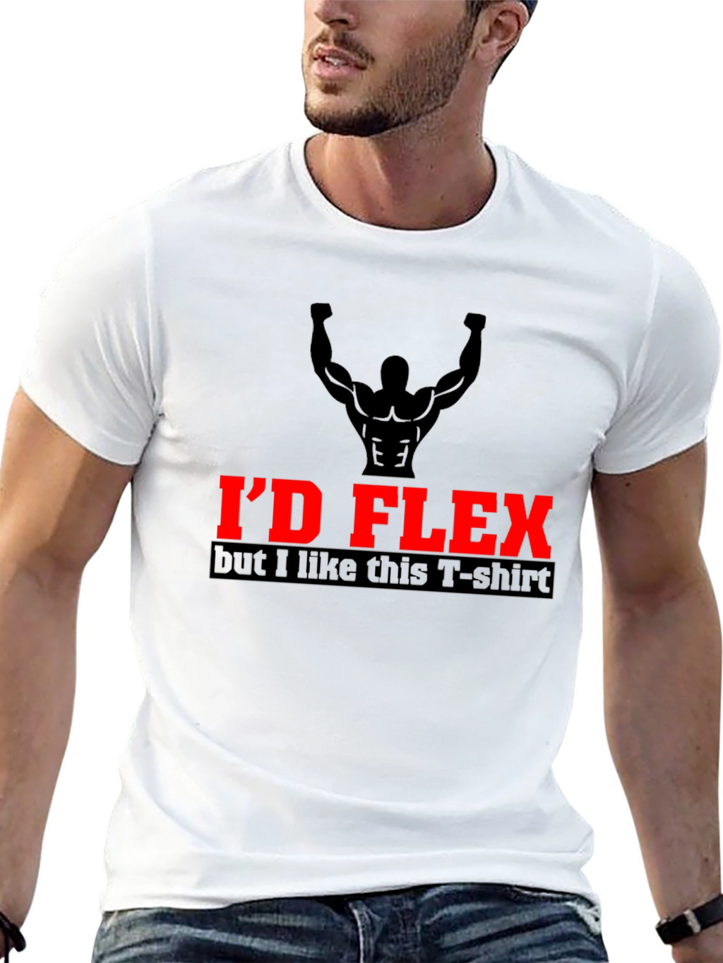 Id Flex Funny Workout T-Shirt