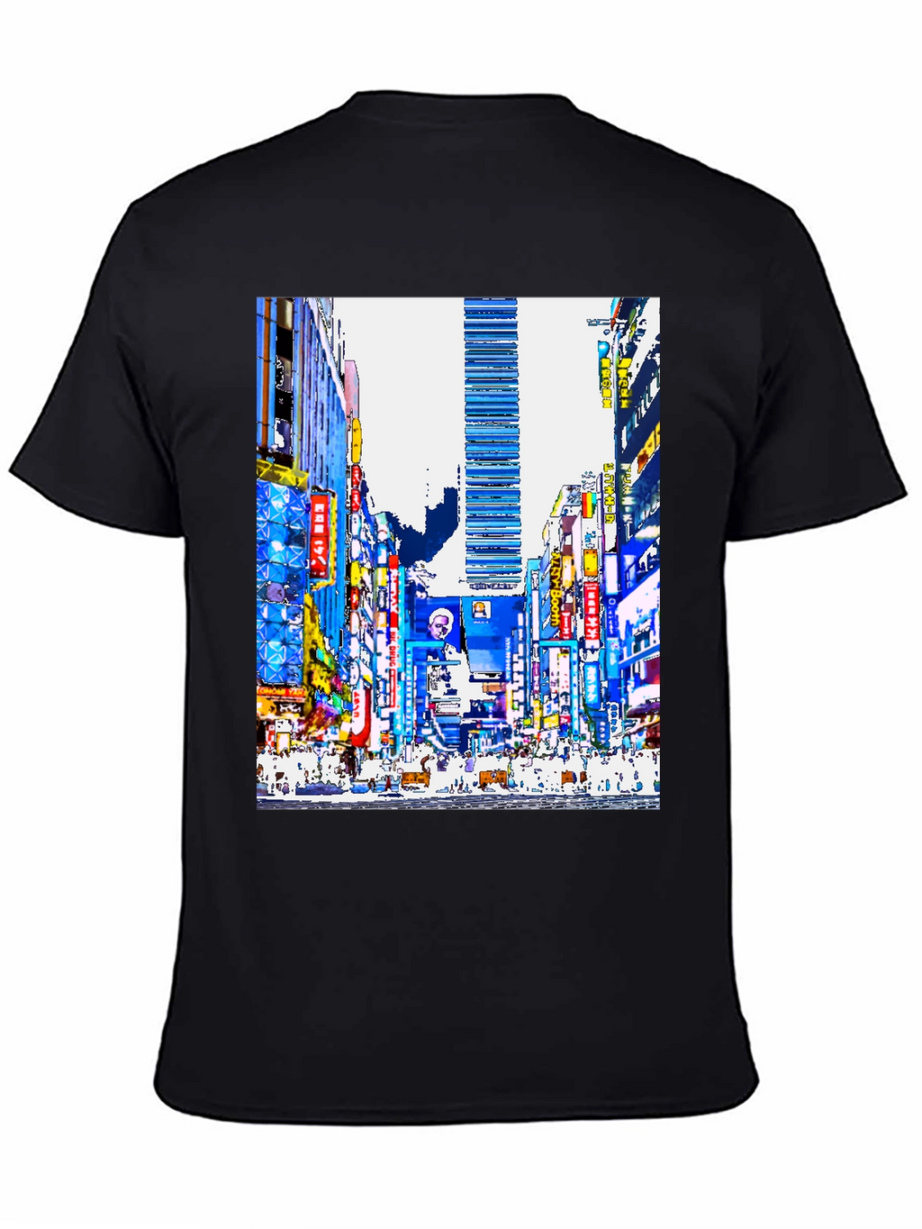 Tokyo Street Scene Graphic T-Shirt