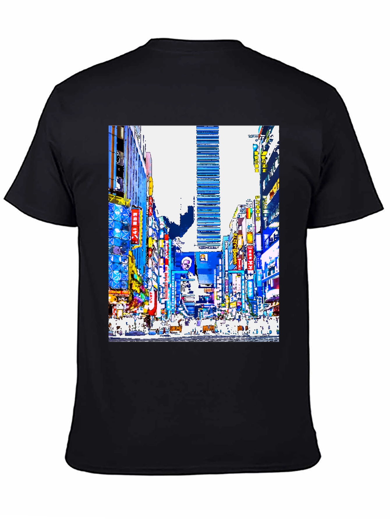 Tokyo Street Scene Graphic T-Shirt