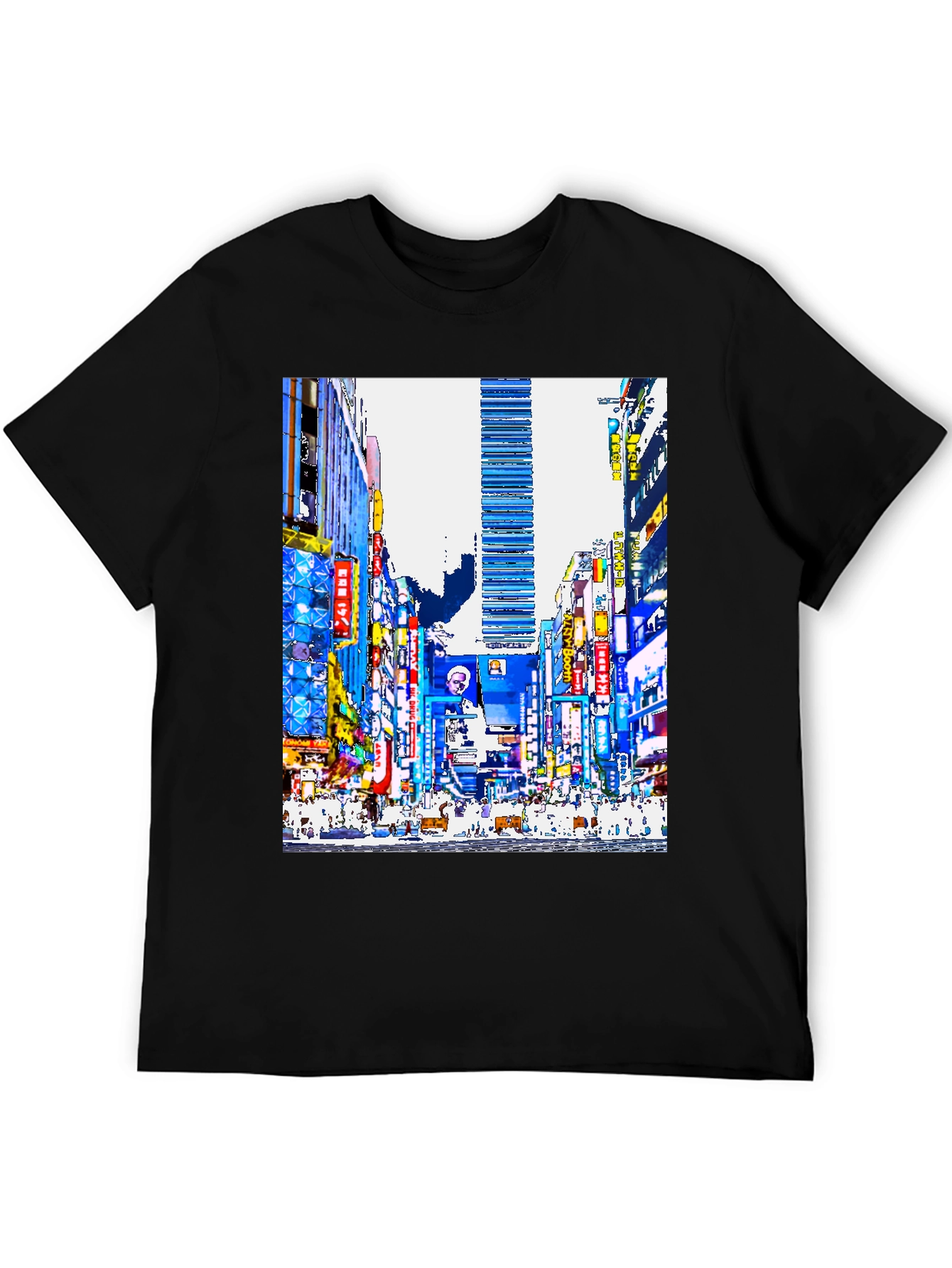 Tokyo Street Scene Graphic T-Shirt