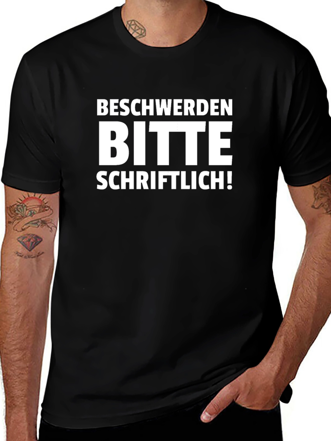 Funny German Beschwerden Bitte Schriftlich T-Shirt