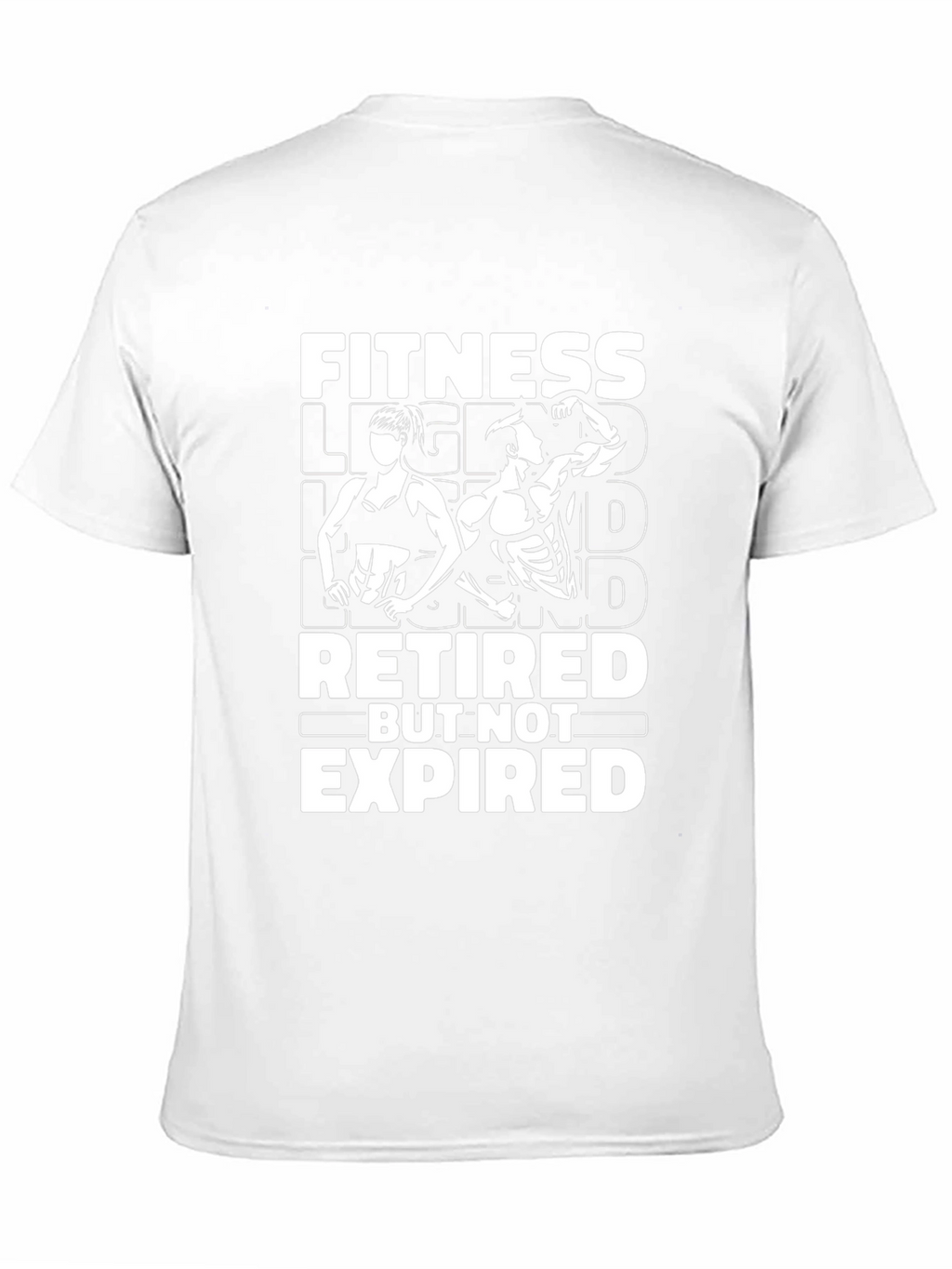 Fitness Legend Retired But Not Expired Black T-Shirt