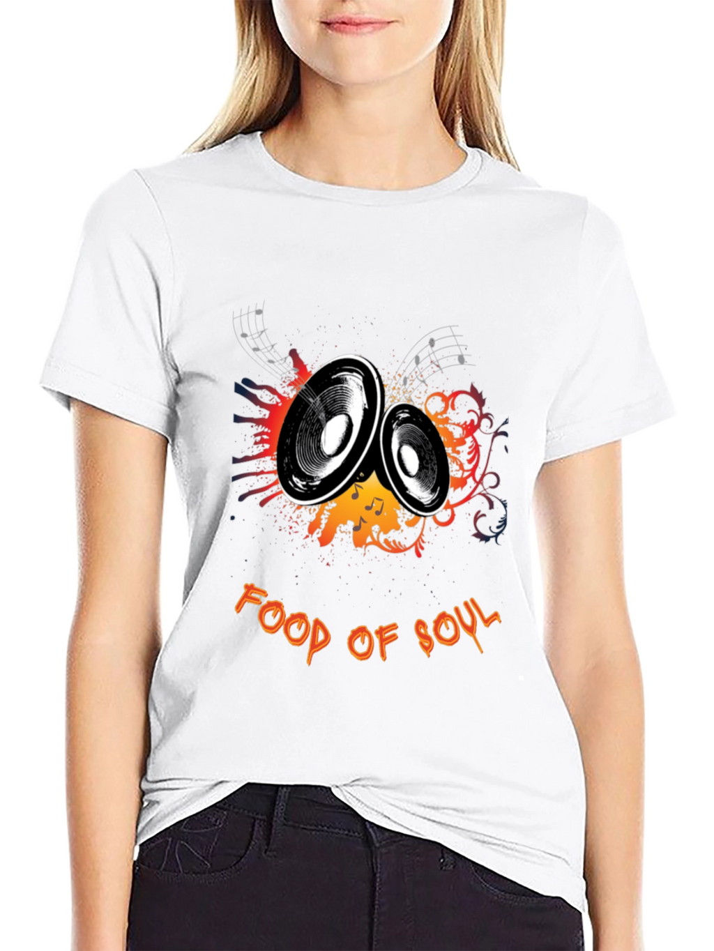 Food of Soul Graphic T-Shirt - Music Lover Tee