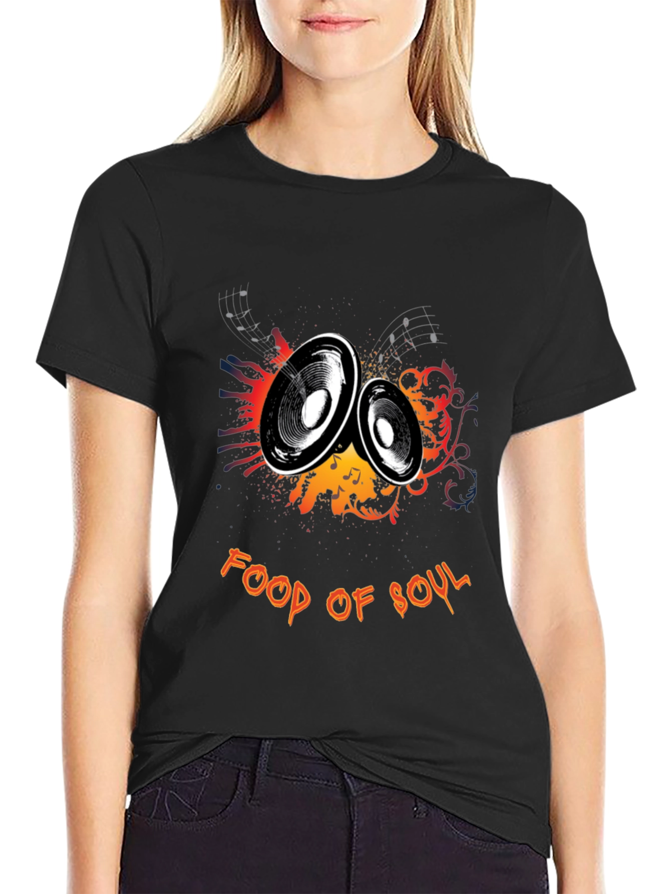 Food of Soul Graphic T-Shirt - Music Lover Tee