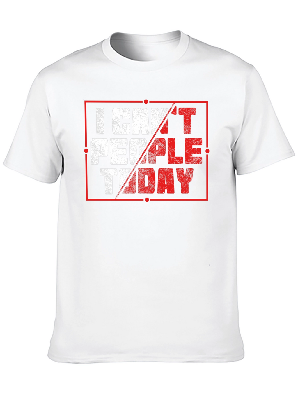I Cant People Today Graphic T-Shirt