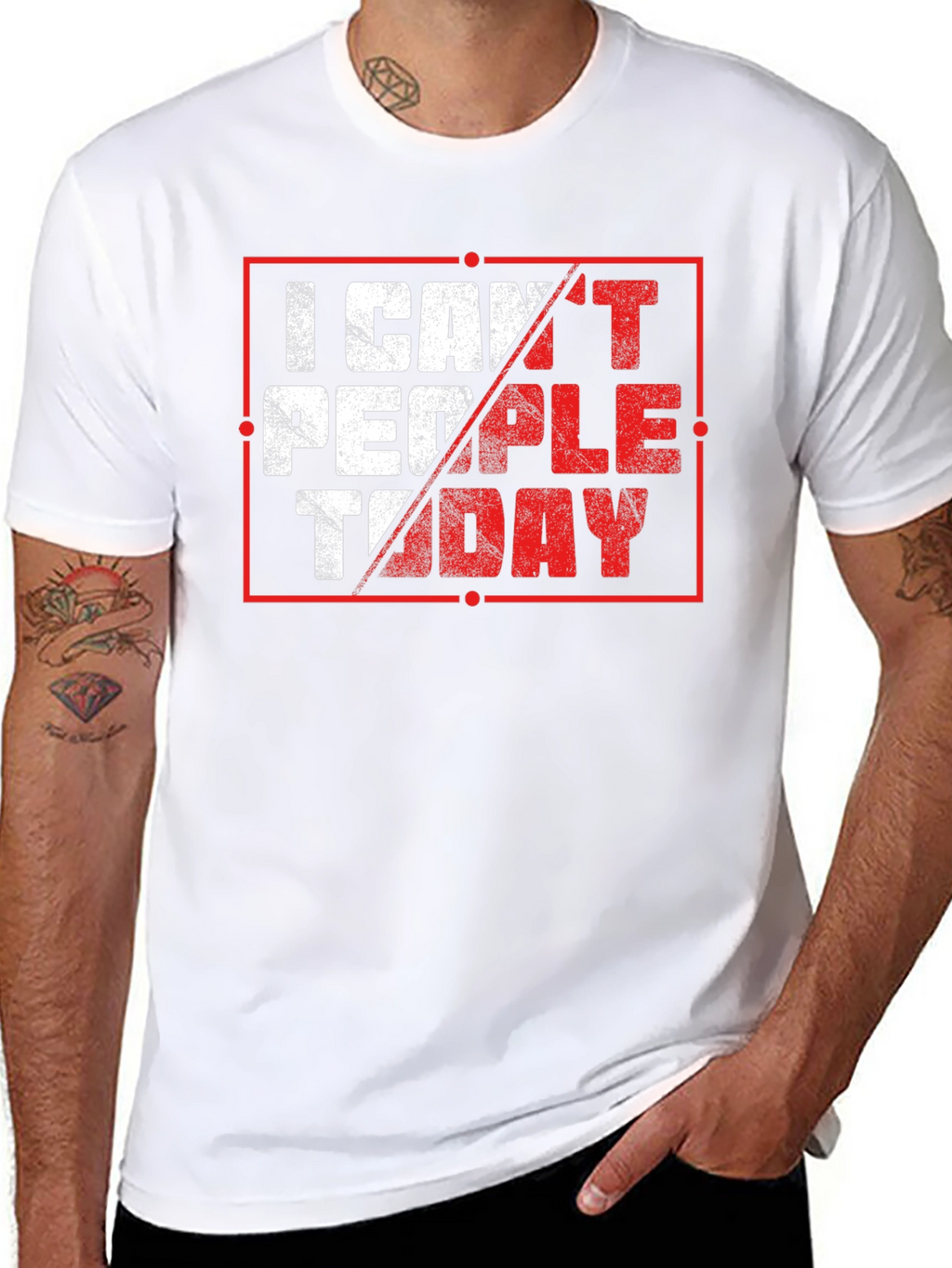 I Cant People Today Graphic T-Shirt
