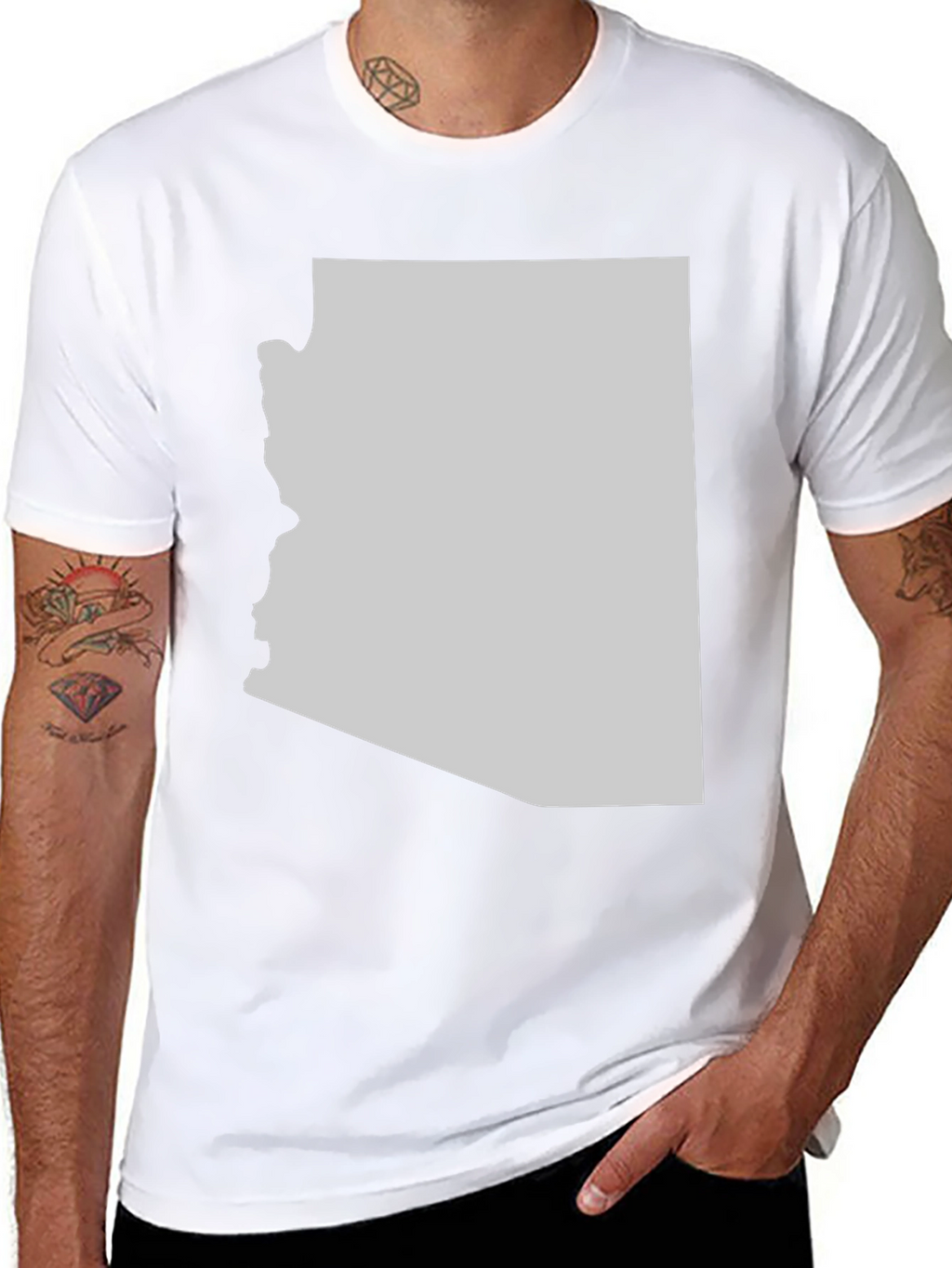 Arizona State Pride T-Shirt - Black Cotton Tee