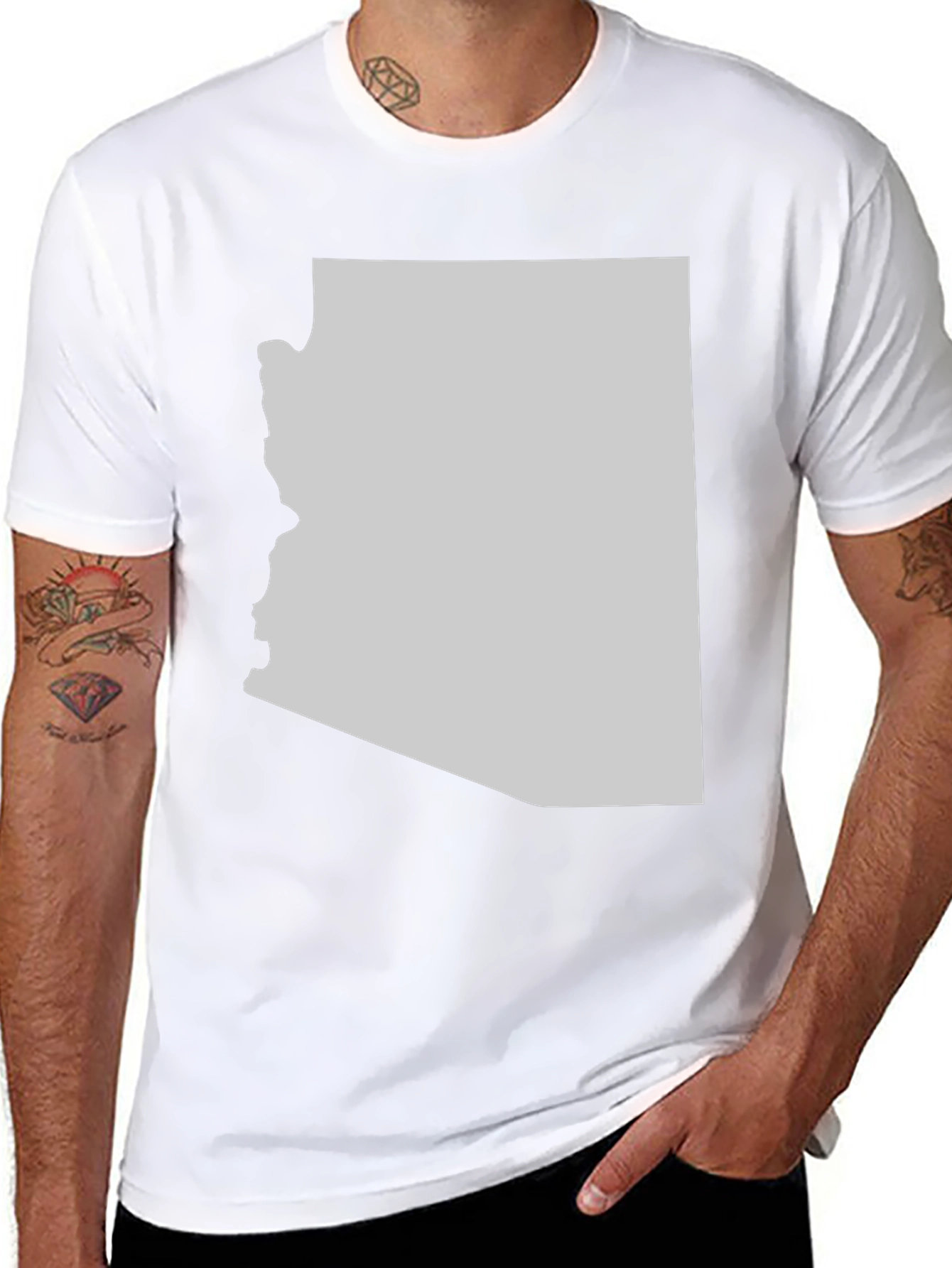 Arizona State Pride T-Shirt - Black Cotton Tee