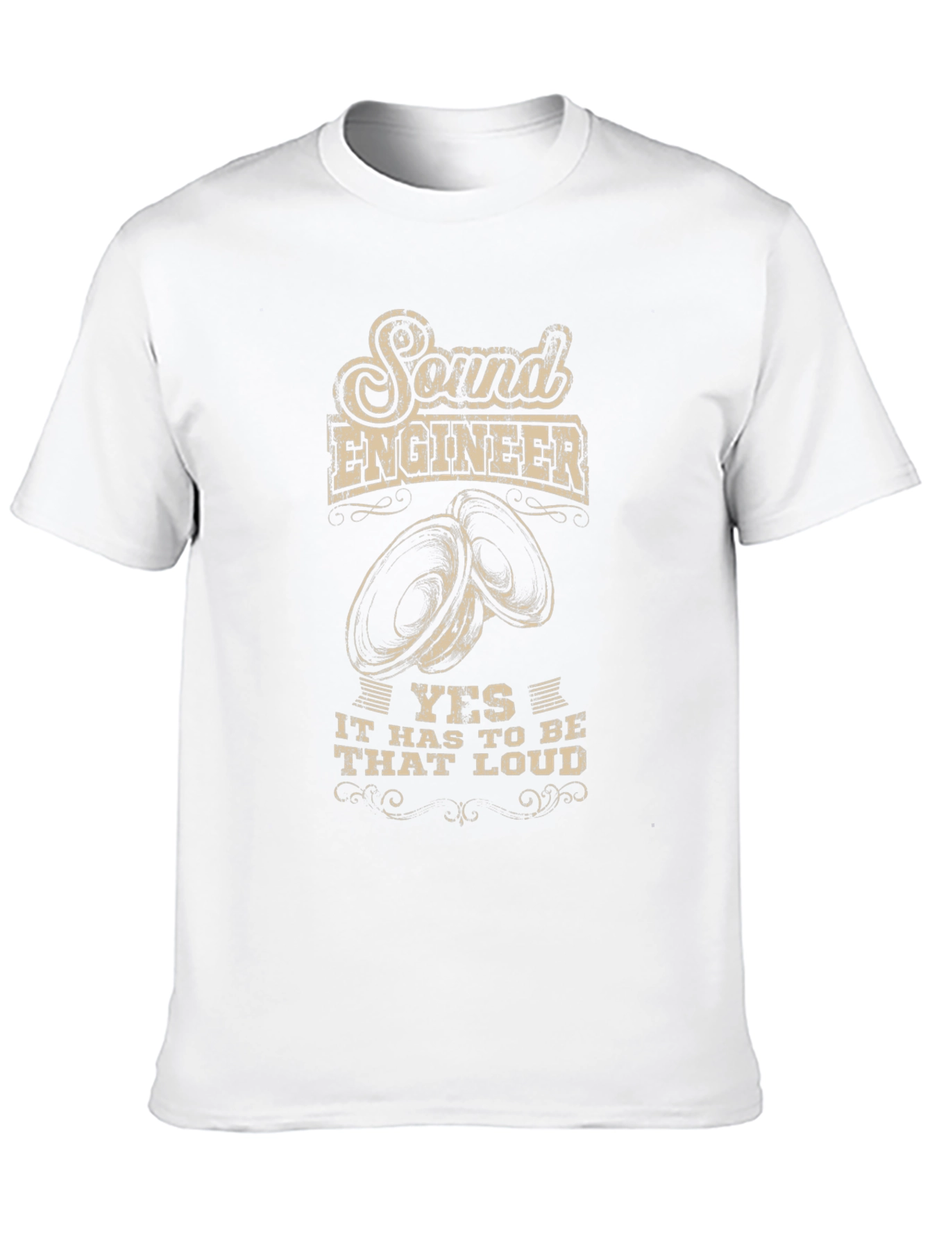 Sound Engineer Loud Speaker Graphic Tee