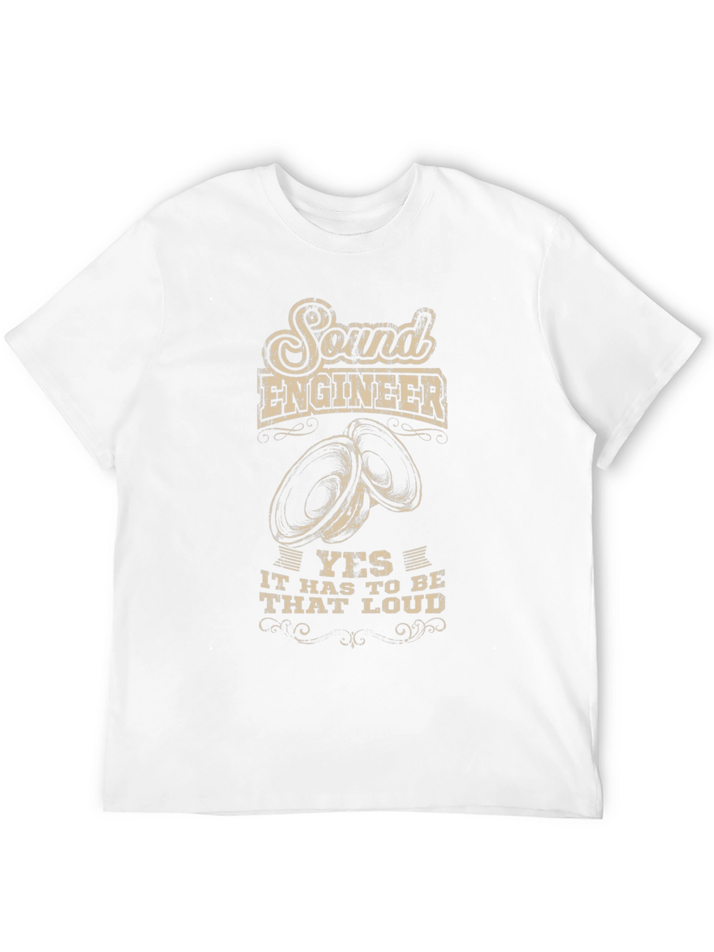 Sound Engineer Loud Speaker Graphic Tee
