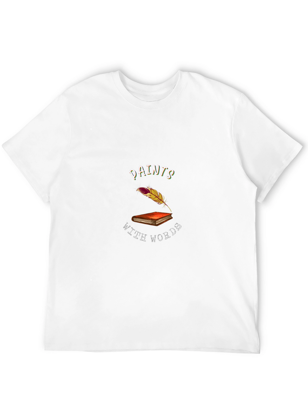 Paints With Words Black T-Shirt