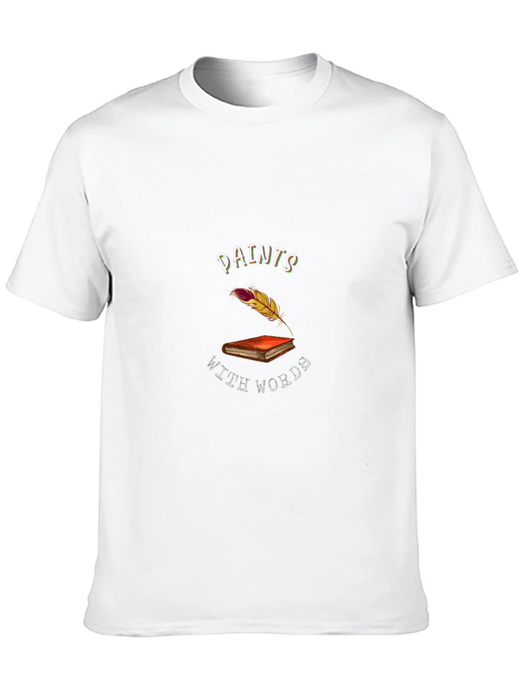 Paints With Words Black T-Shirt