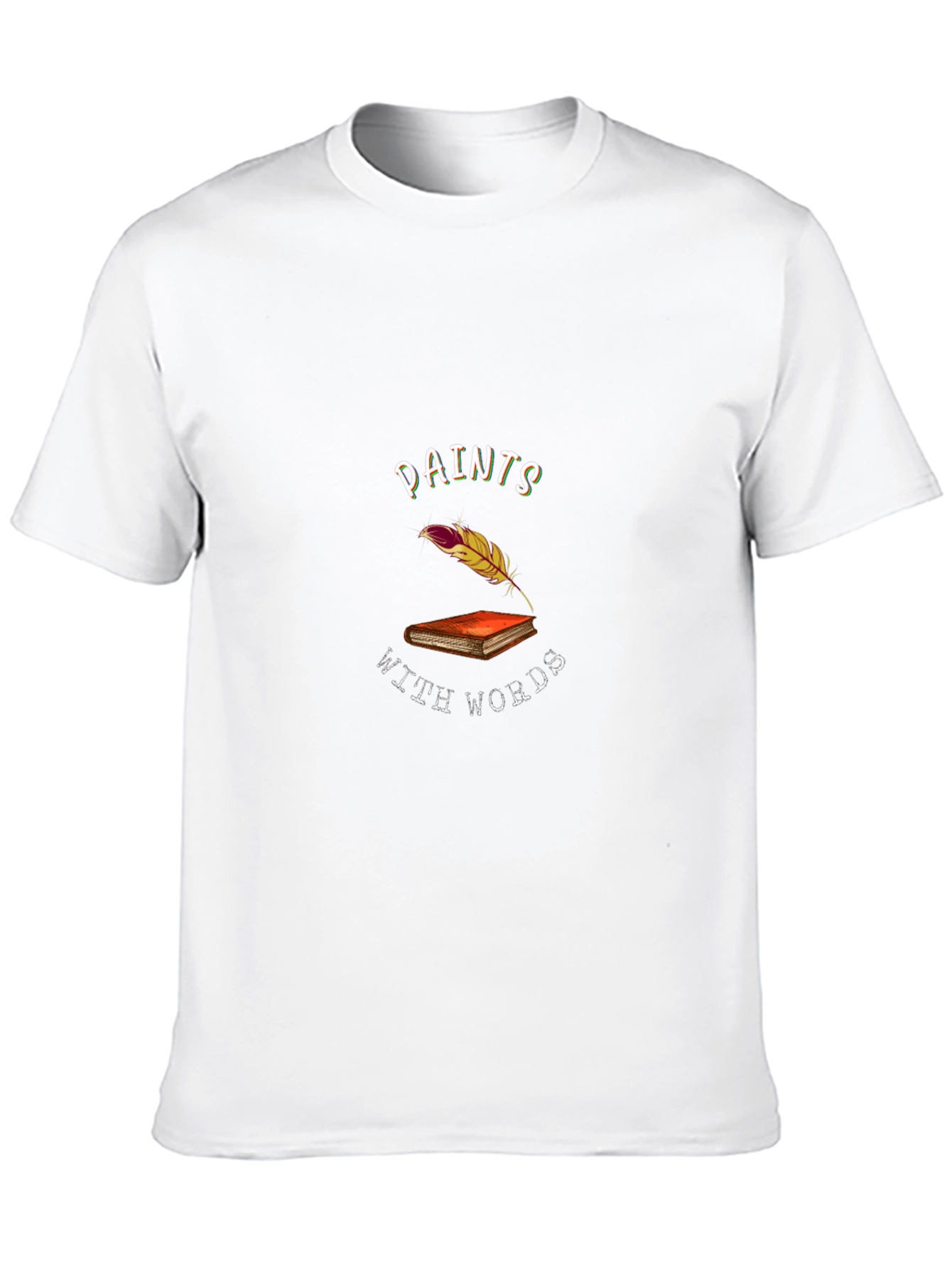 Paints With Words Black T-Shirt