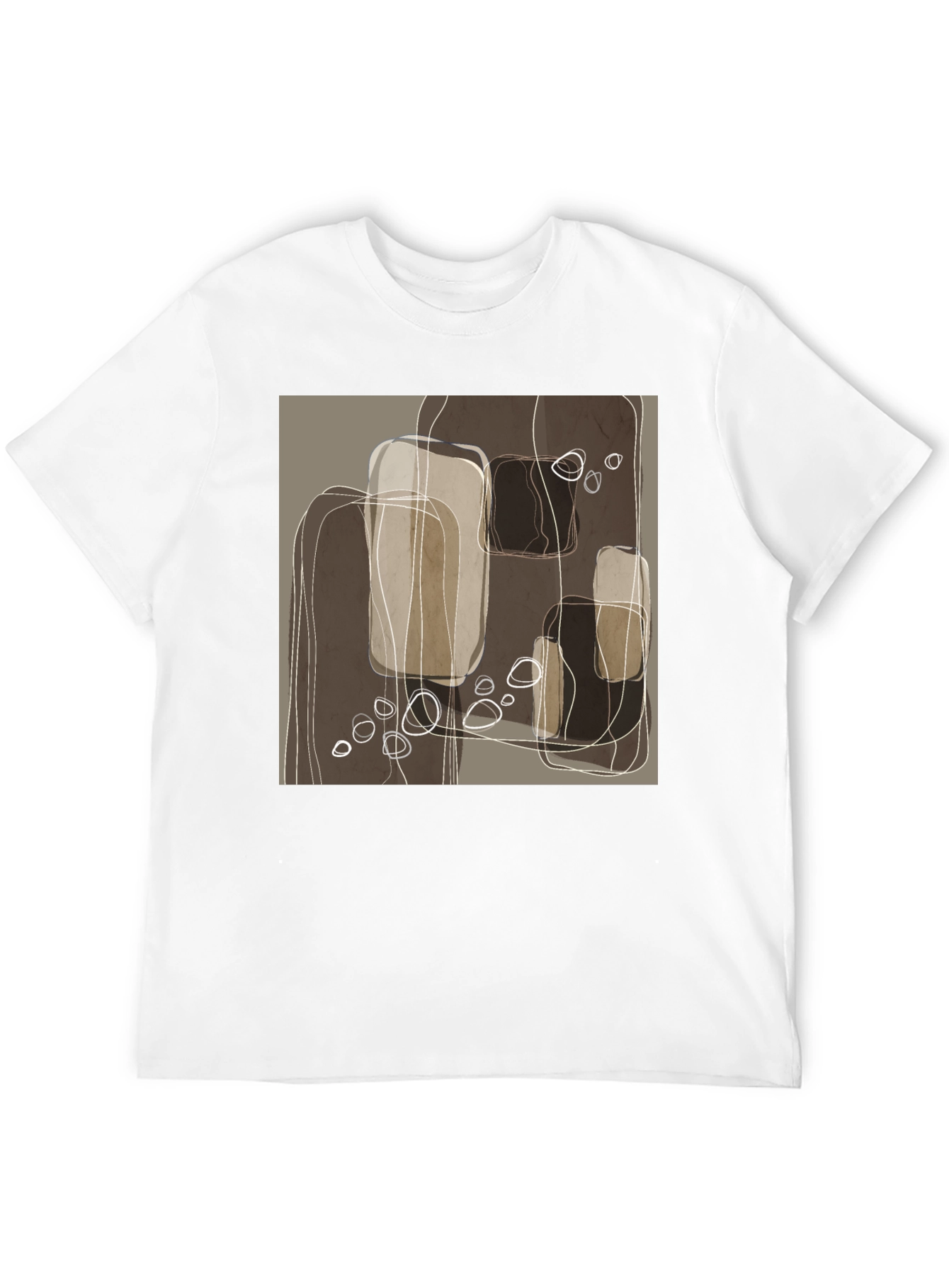 Abstract Geometric Art Tee - Modern Graphic T-Shirt