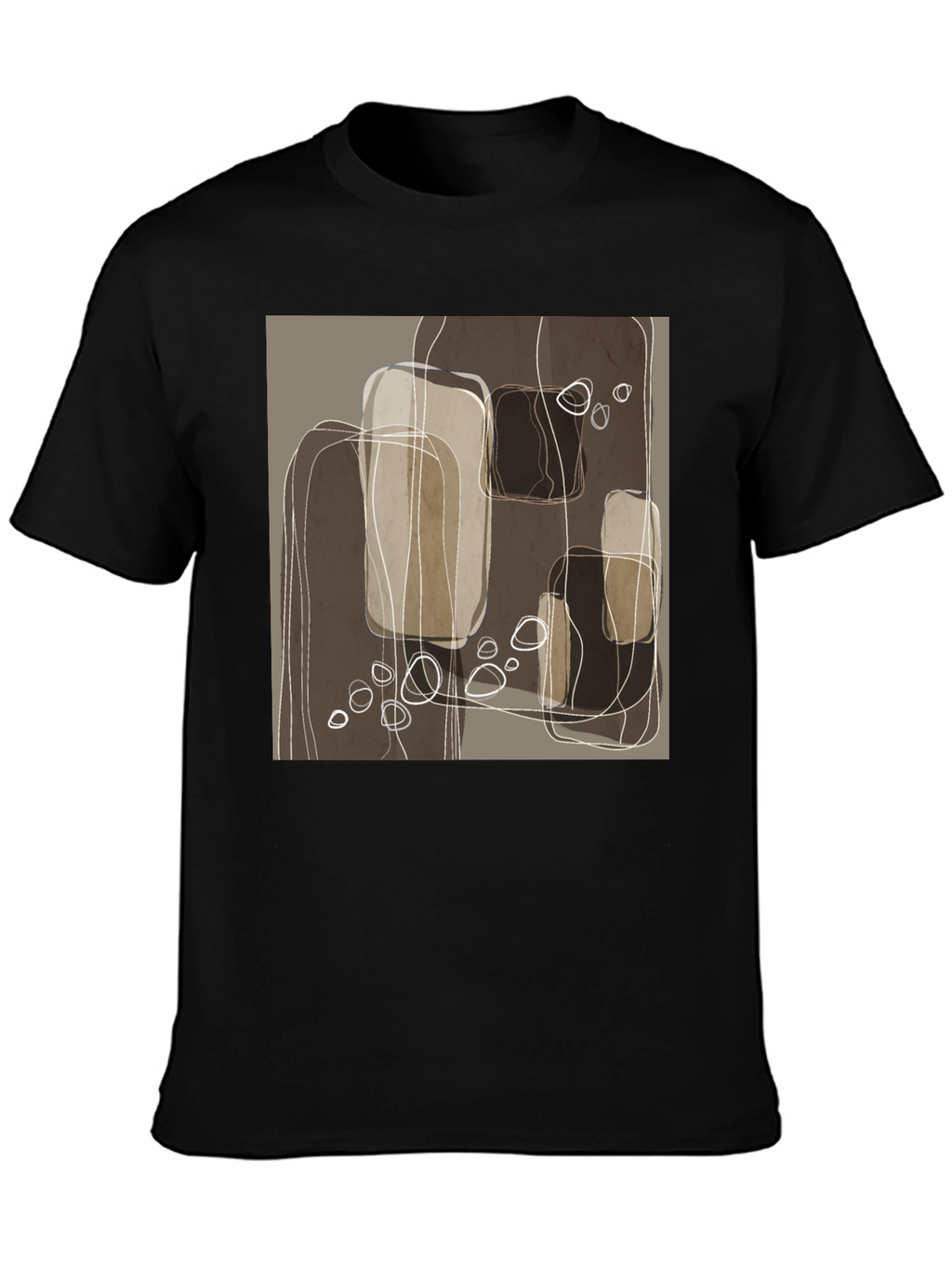Abstract Geometric Art Tee - Modern Graphic T-Shirt