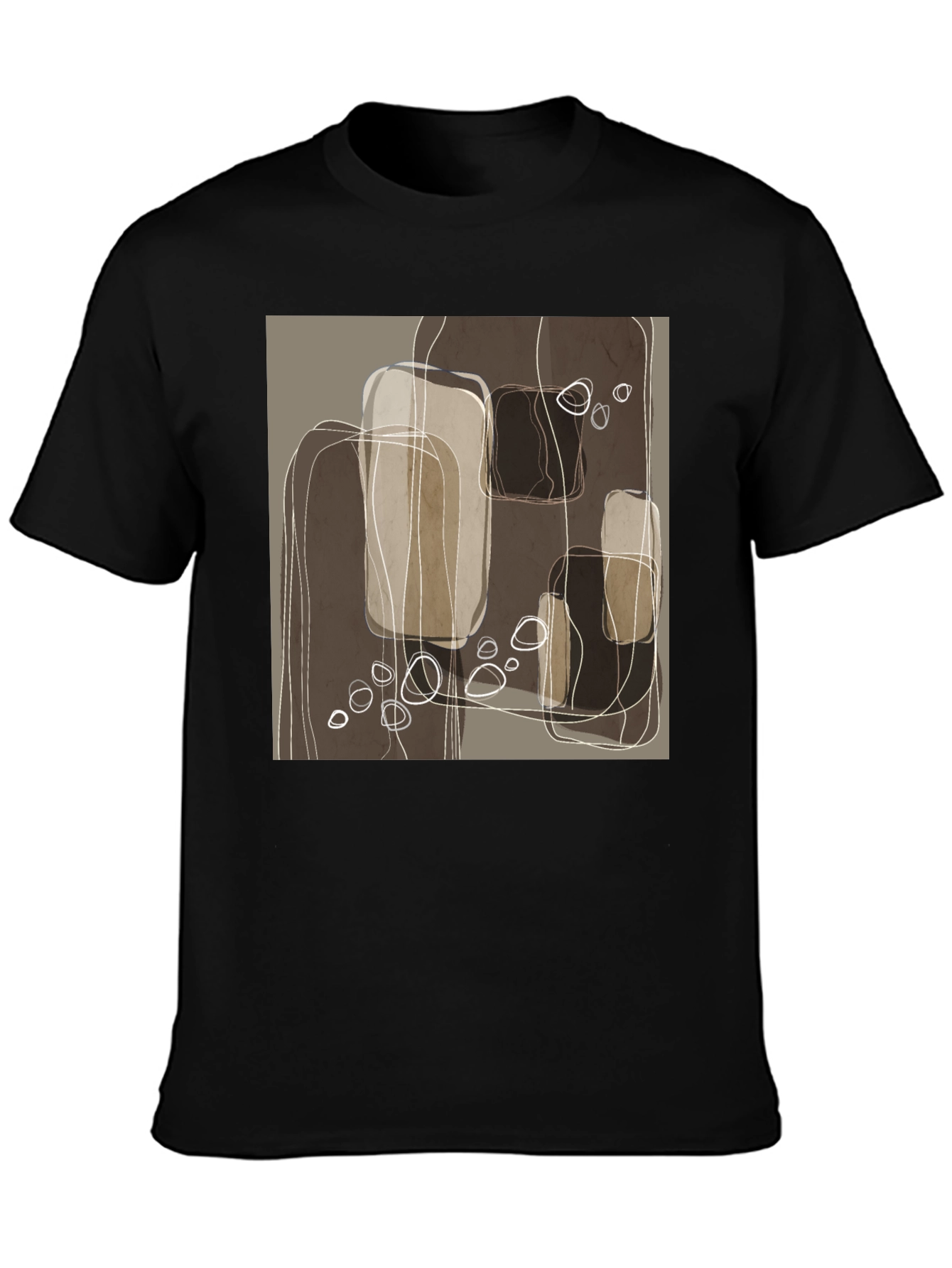 Abstract Geometric Art Tee - Modern Graphic T-Shirt