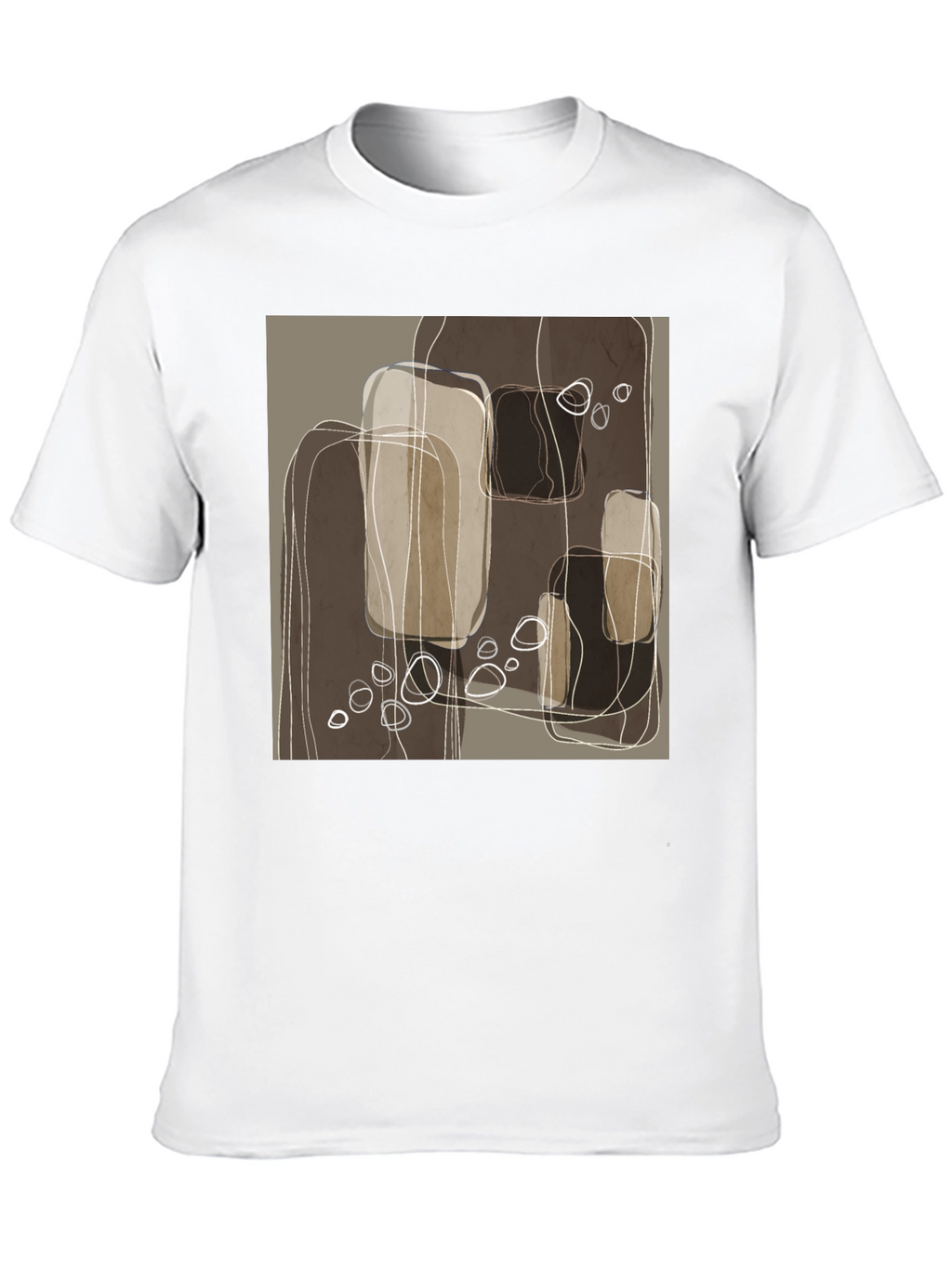 Abstract Geometric Art Tee - Modern Graphic T-Shirt