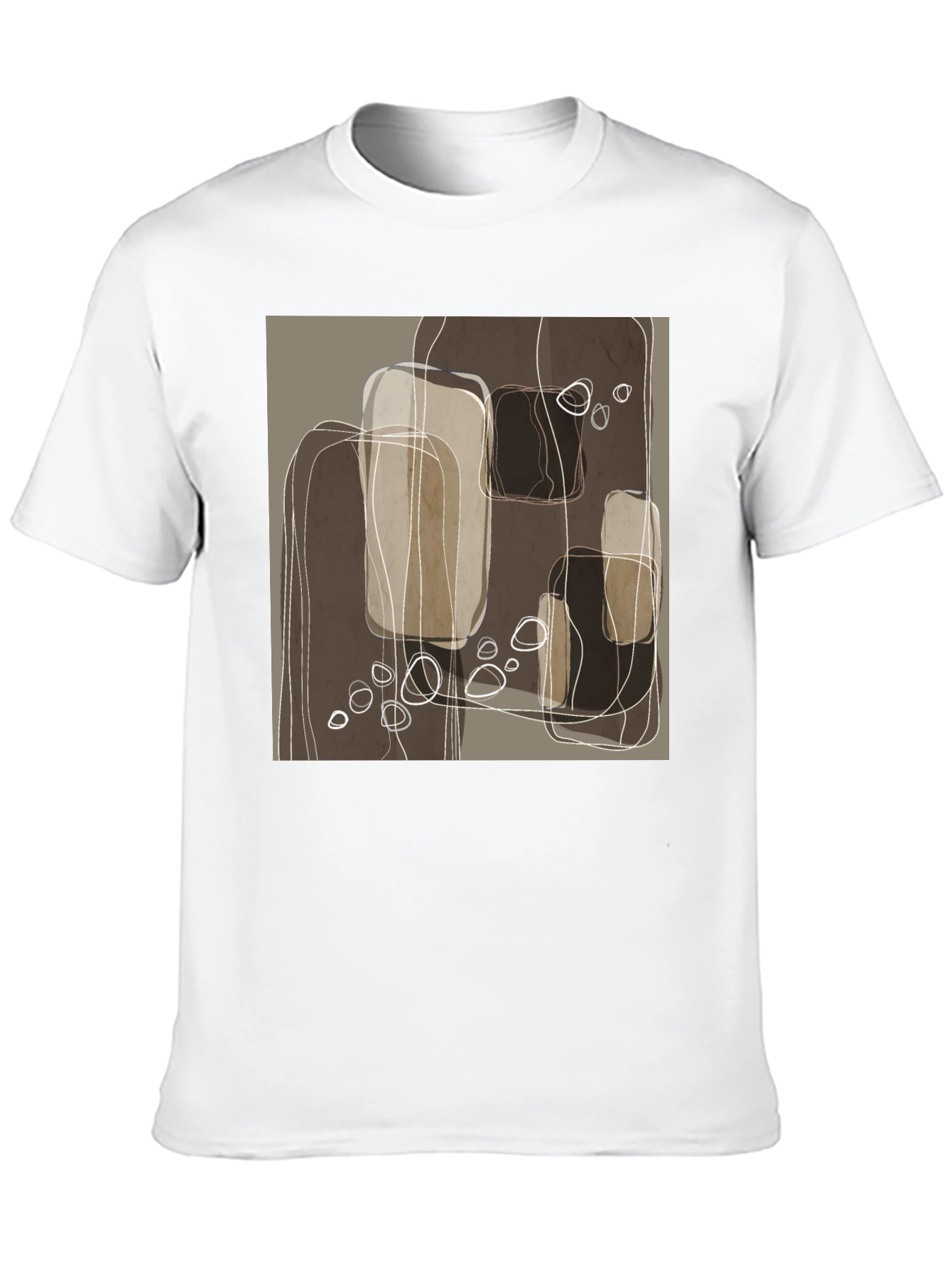 Abstract Geometric Art Tee - Modern Graphic T-Shirt