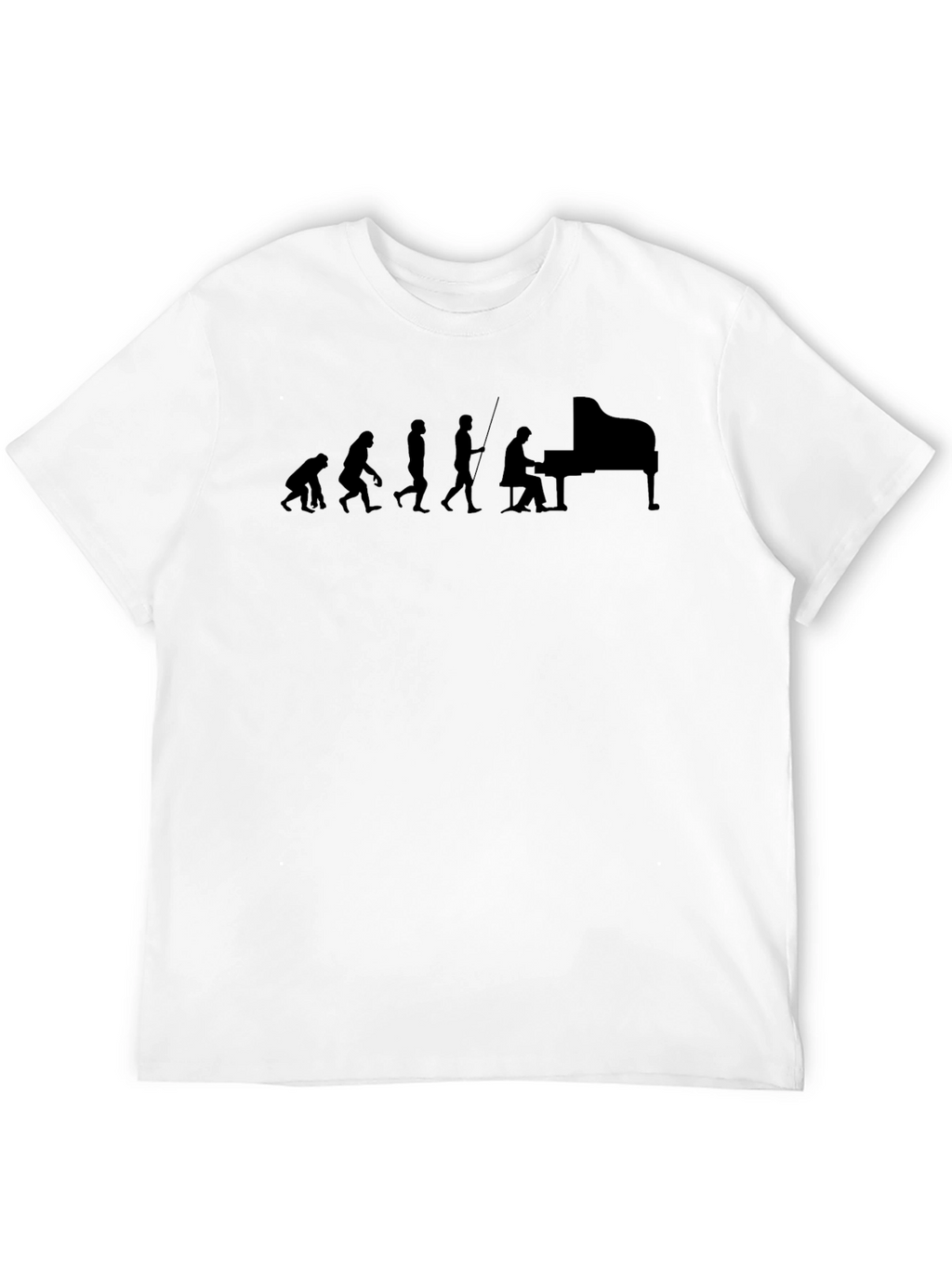 Evolution of Piano Player T-Shirt