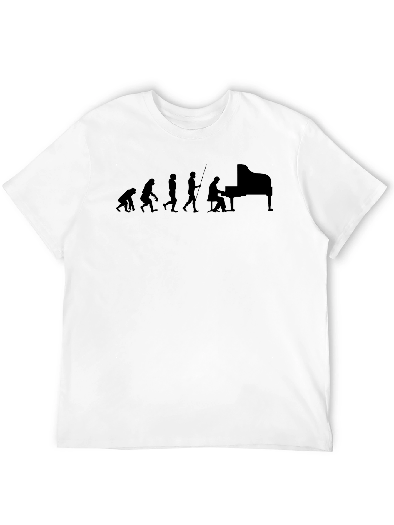Evolution of Piano Player T-Shirt