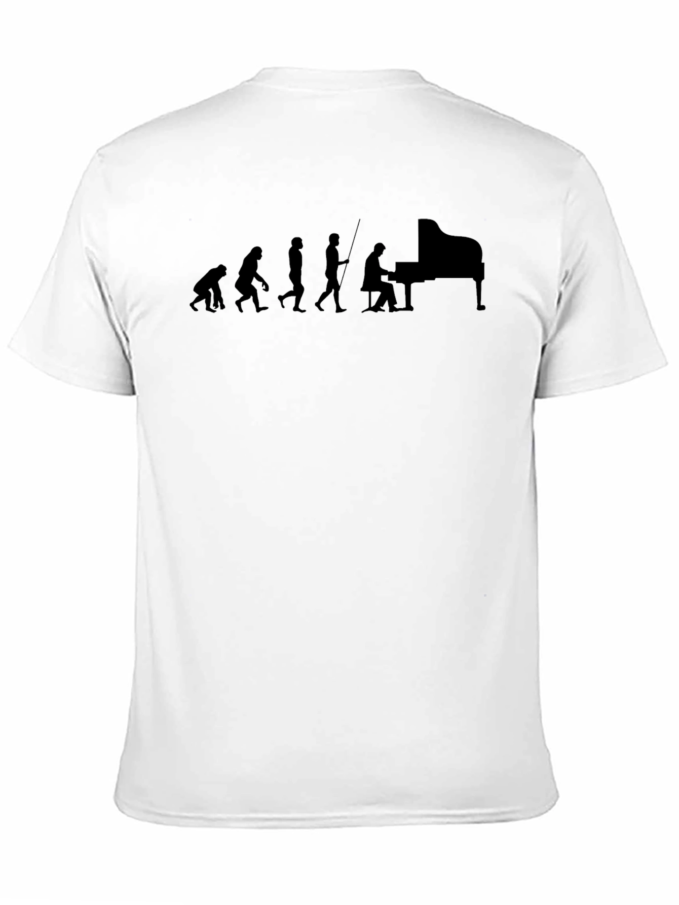 Evolution of Piano Player T-Shirt