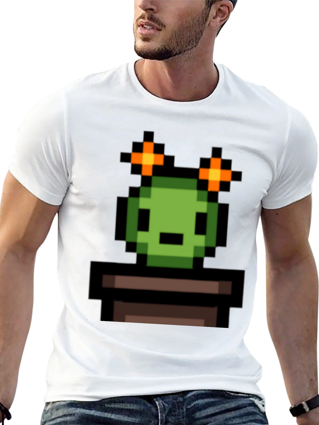 Pixelated Cactus T-Shirt