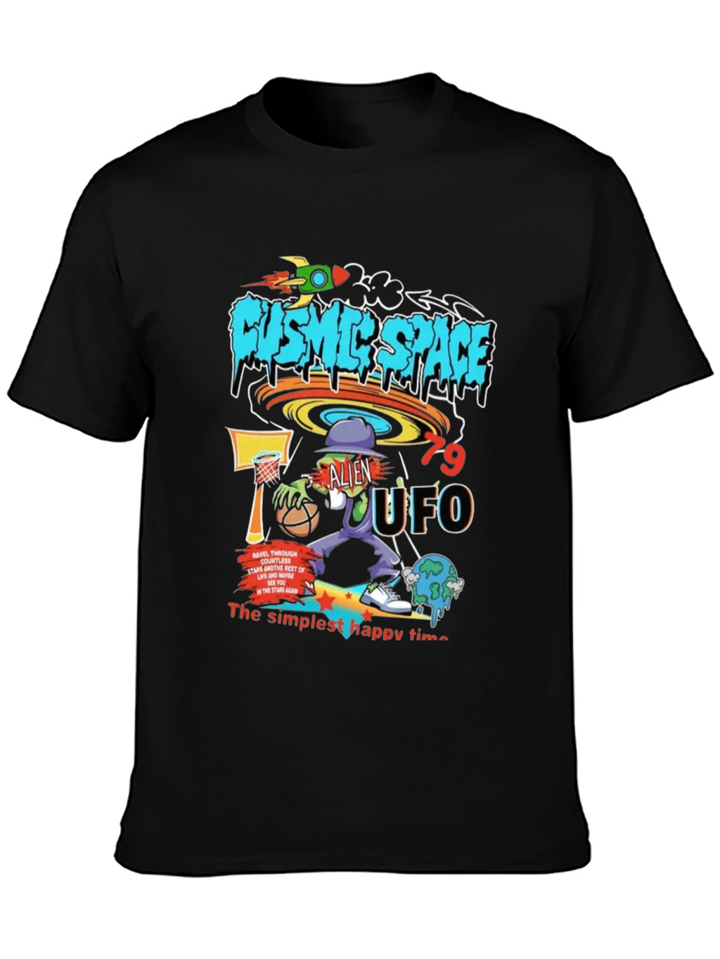 Cosmic Space Alien UFO T-Shirt