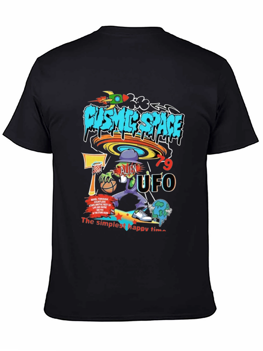 Cosmic Space Alien UFO T-Shirt