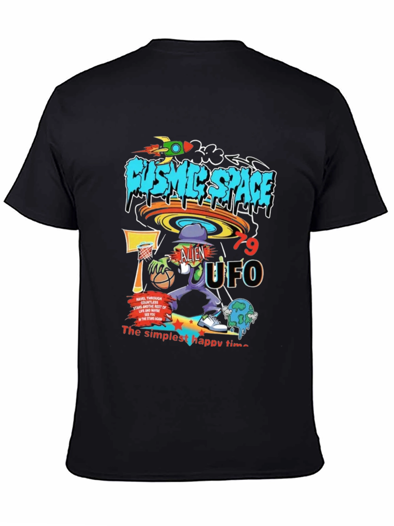 Cosmic Space Alien UFO T-Shirt
