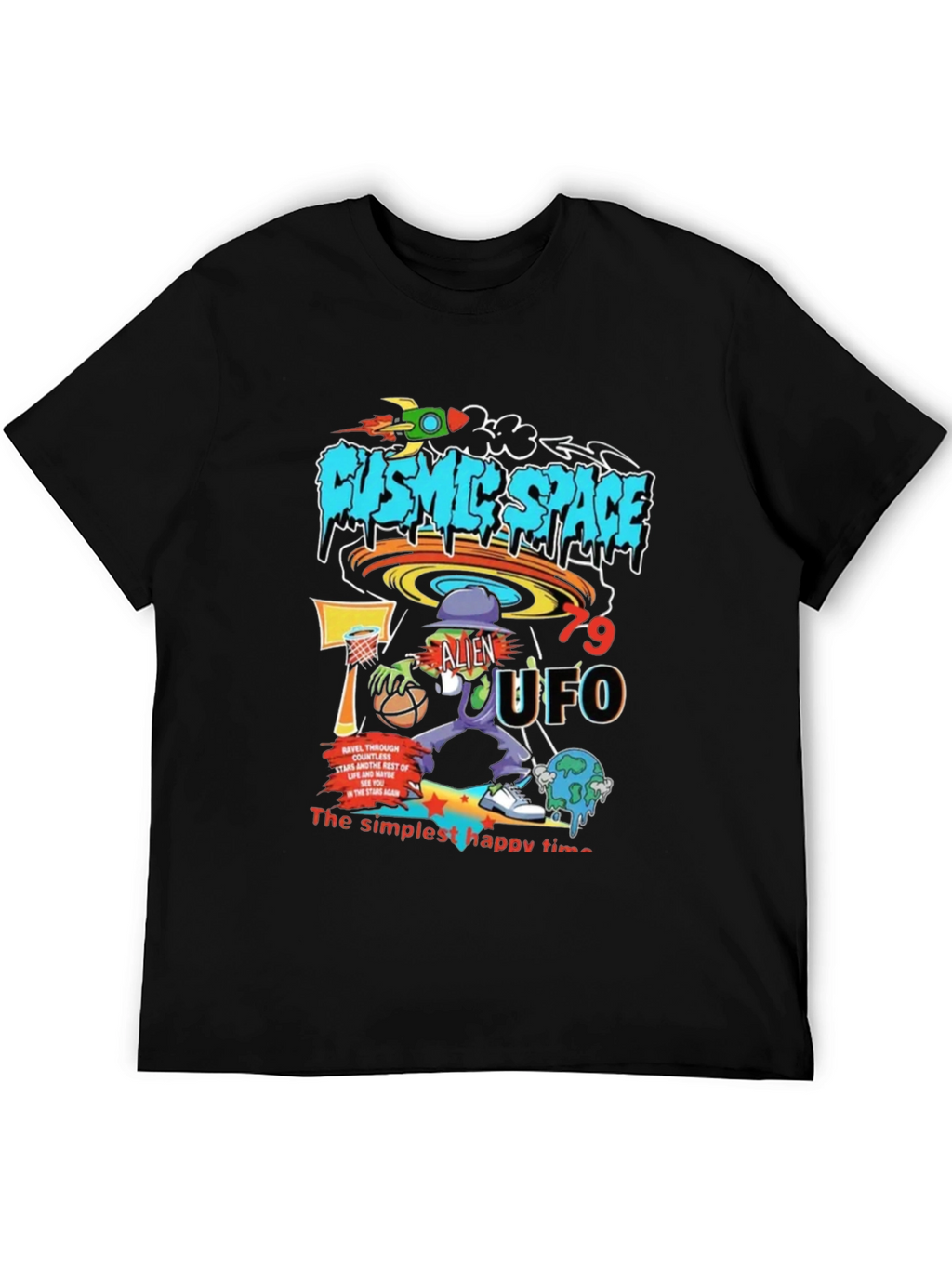 Cosmic Space Alien UFO T-Shirt