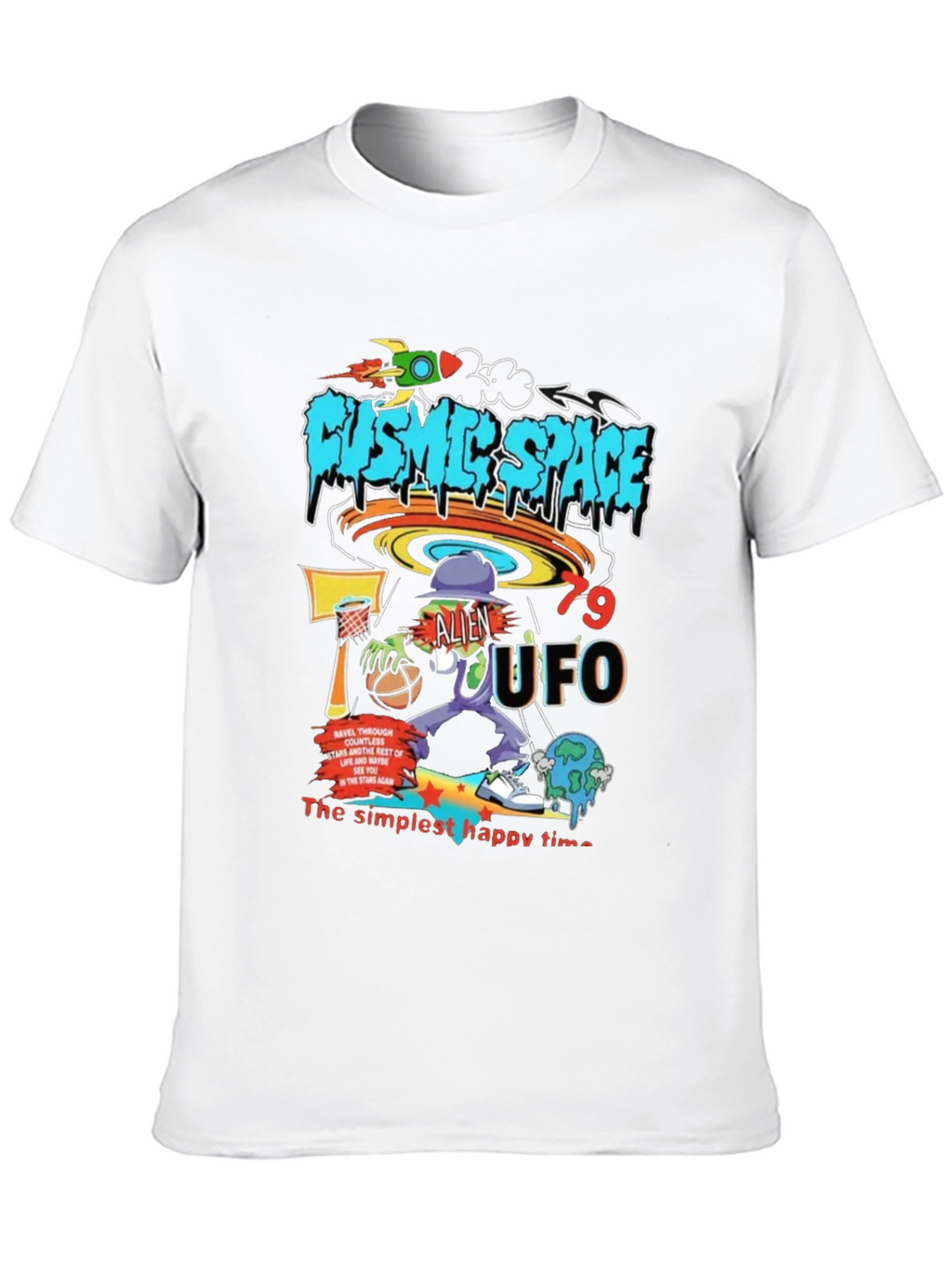 Cosmic Space Alien UFO T-Shirt
