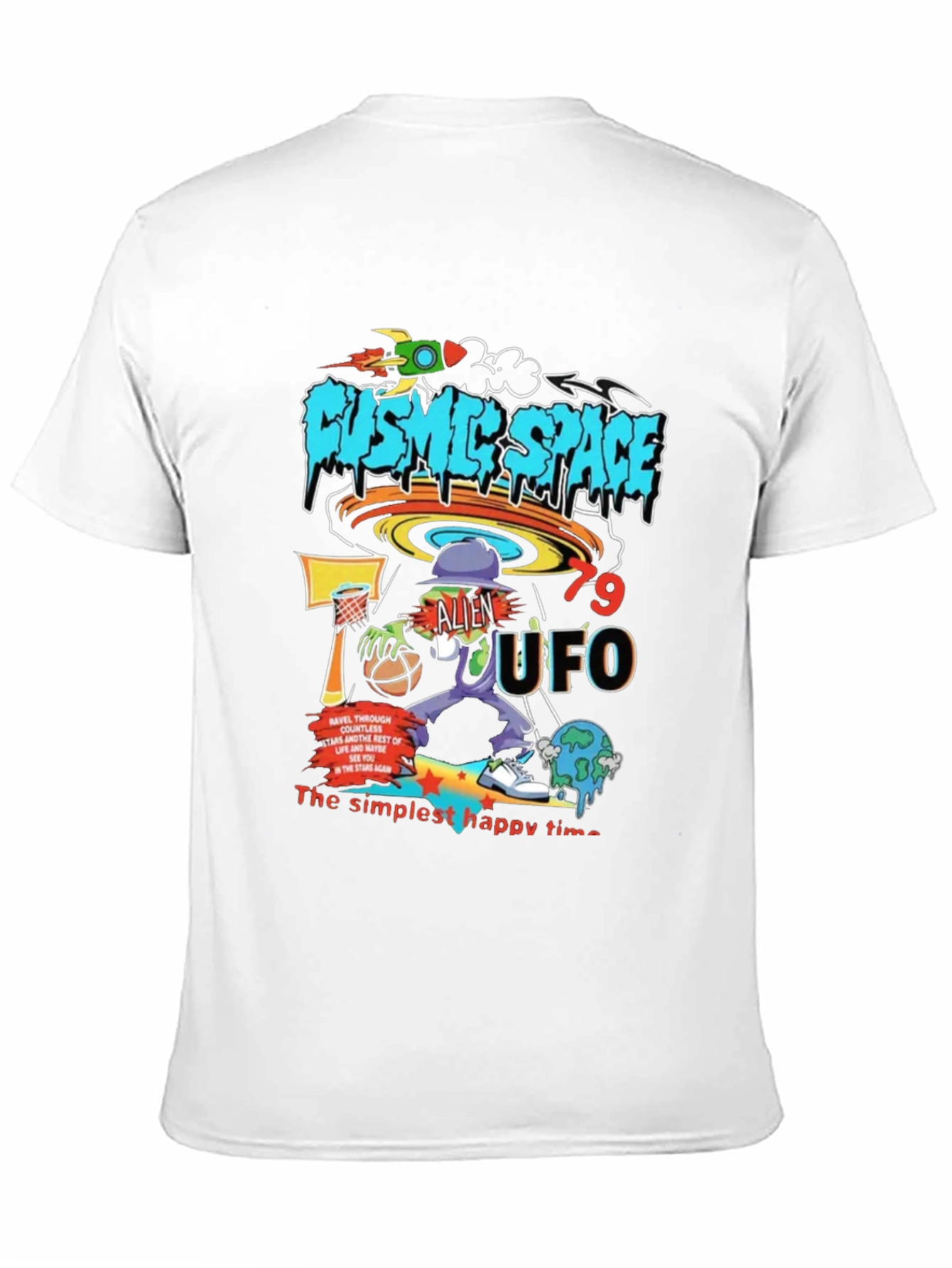 Cosmic Space Alien UFO T-Shirt