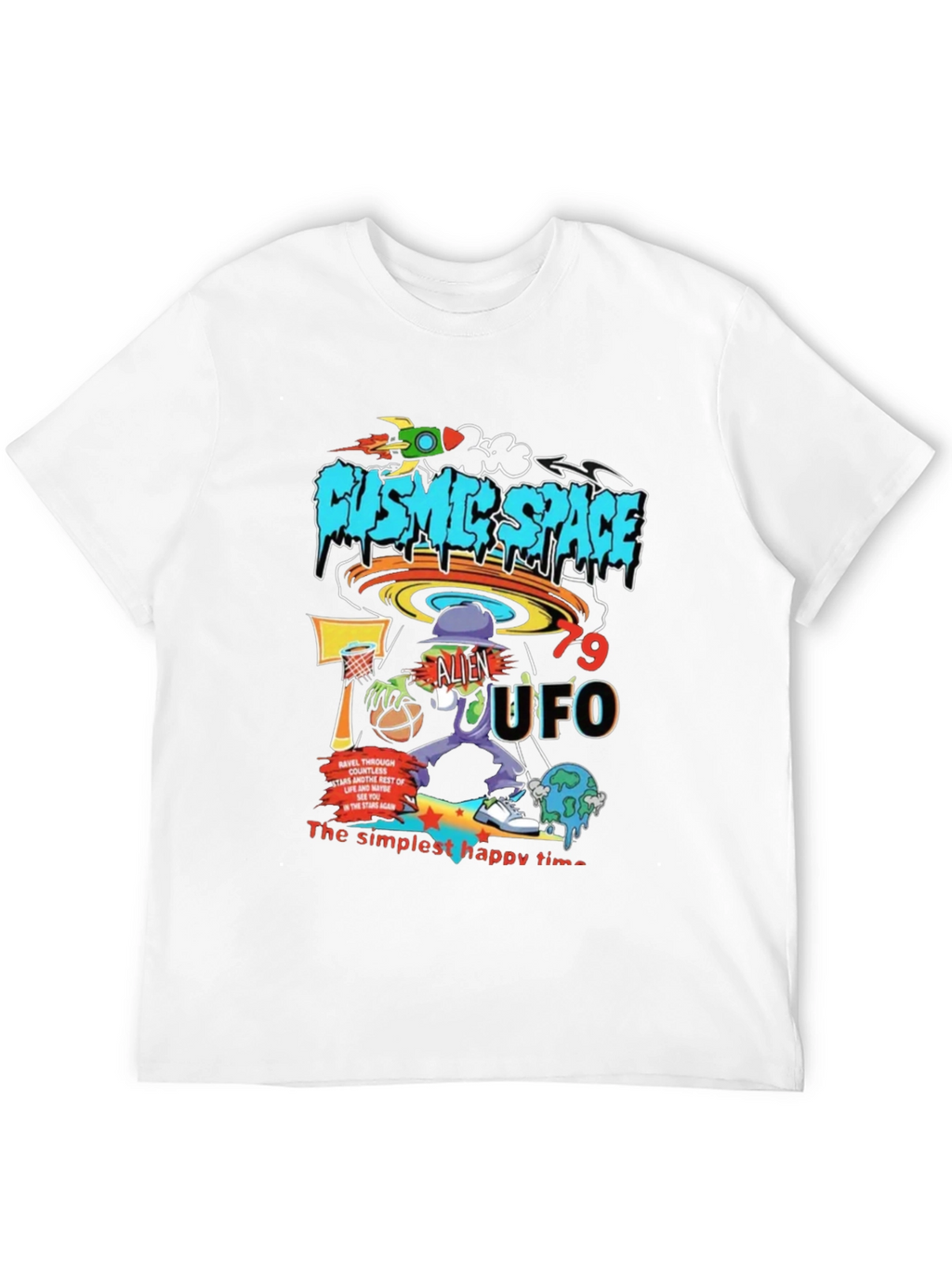 Cosmic Space Alien UFO T-Shirt