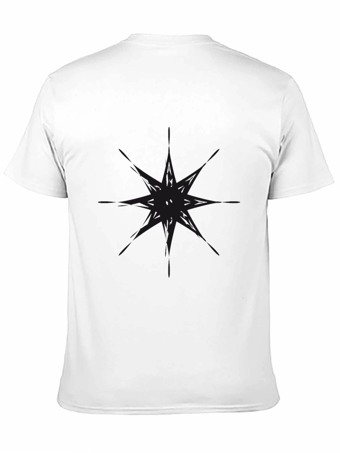 Mens Black Graphic Tee - Modern Style
